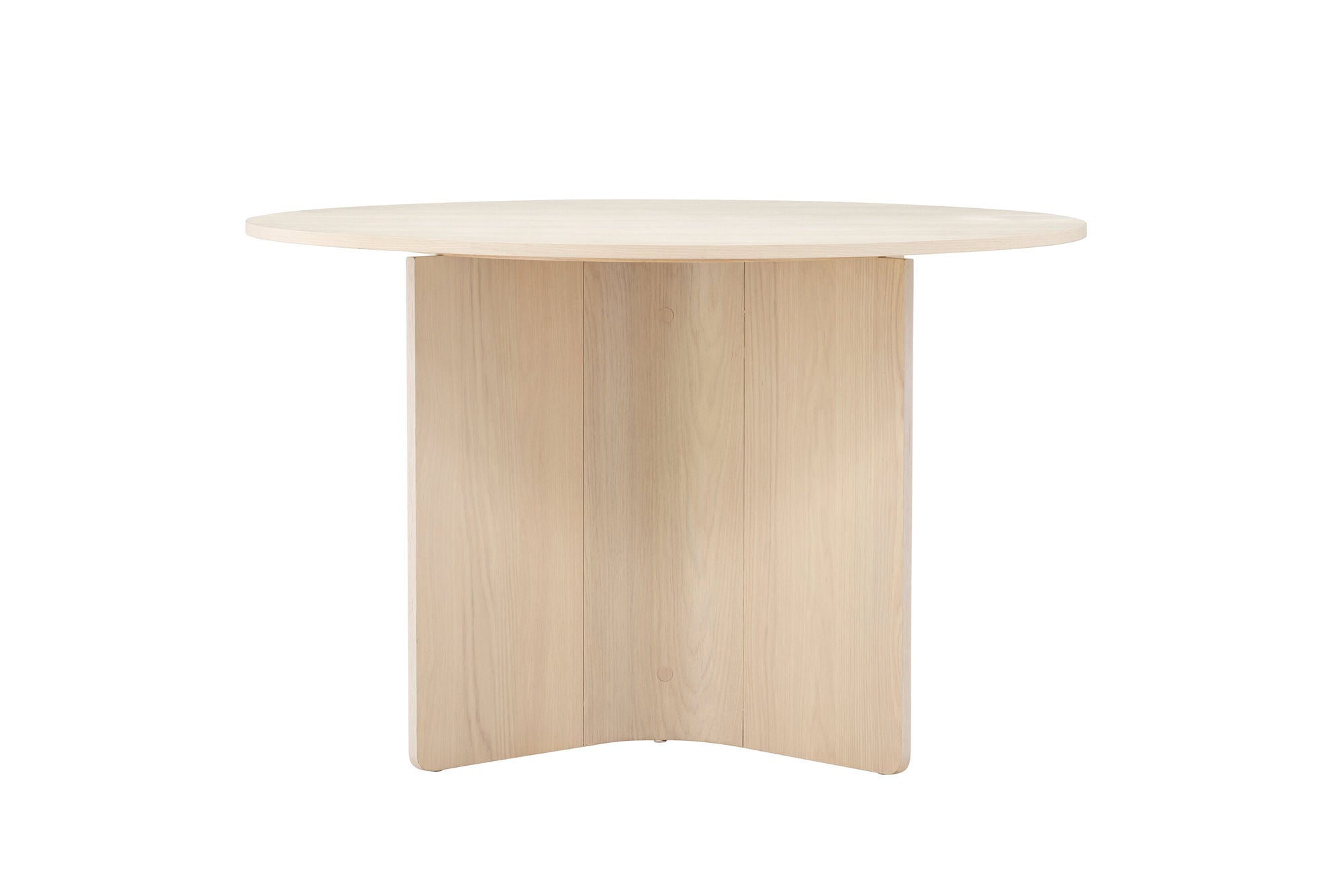 Vind Tyresö spisebord ø120 - Whitewash /