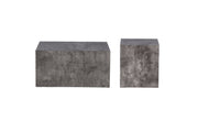 Venture Home York High Sofa bord - Grey / Marble look MDF +York Low Sofa bord - Grey / Marble look MDF _1