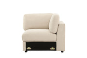 Venture Home Salerno hjørne - Beige Fabric /