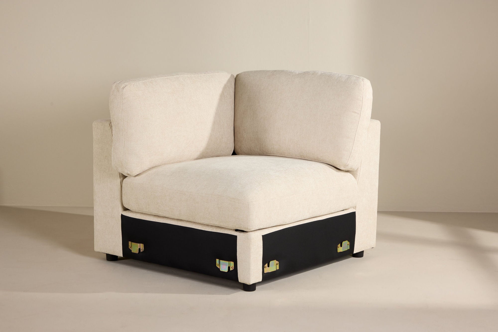 Venture Home Salerno hjørne - Beige Fabric /