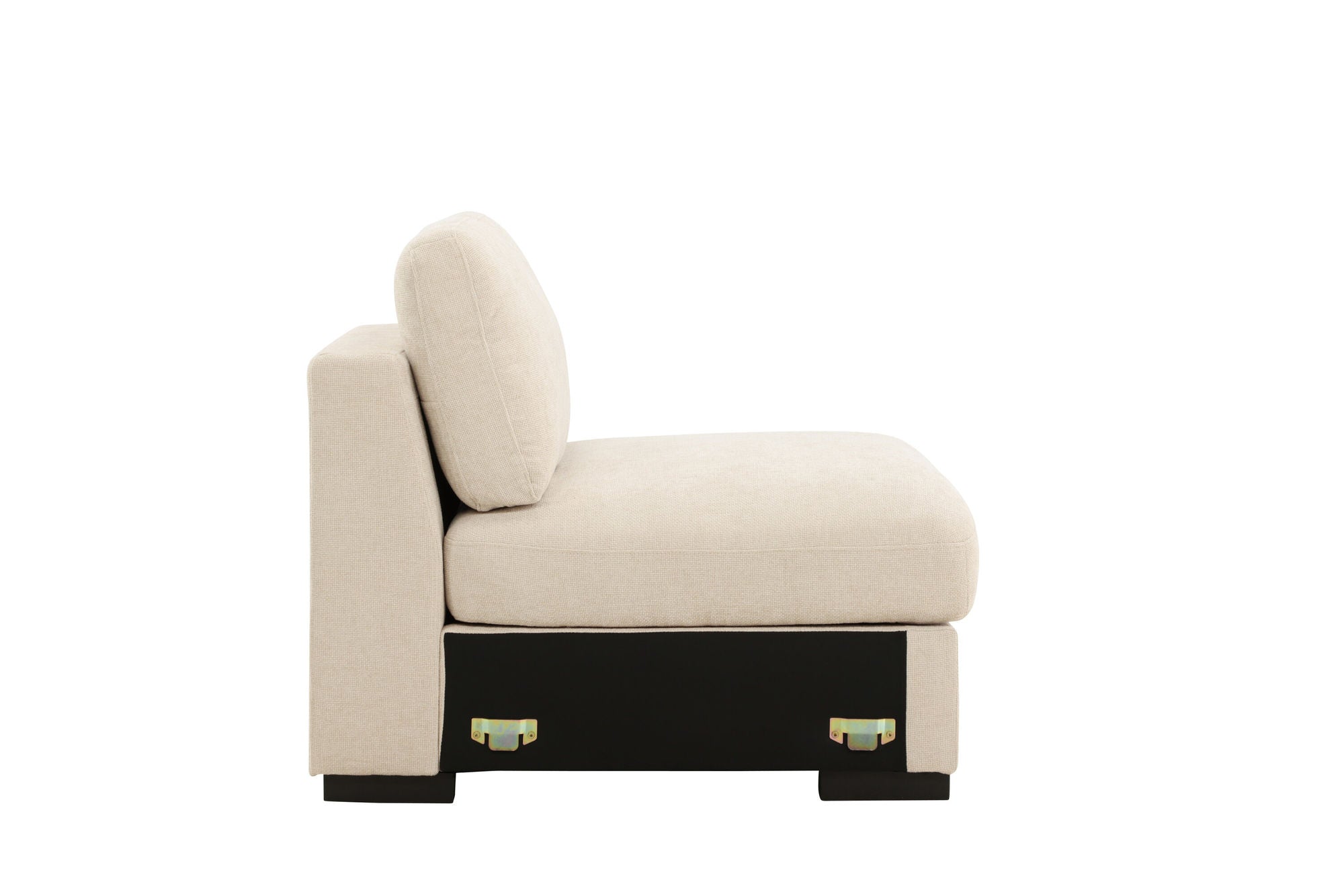 Venture Home Salerno Armless stol - Beige Fabric /