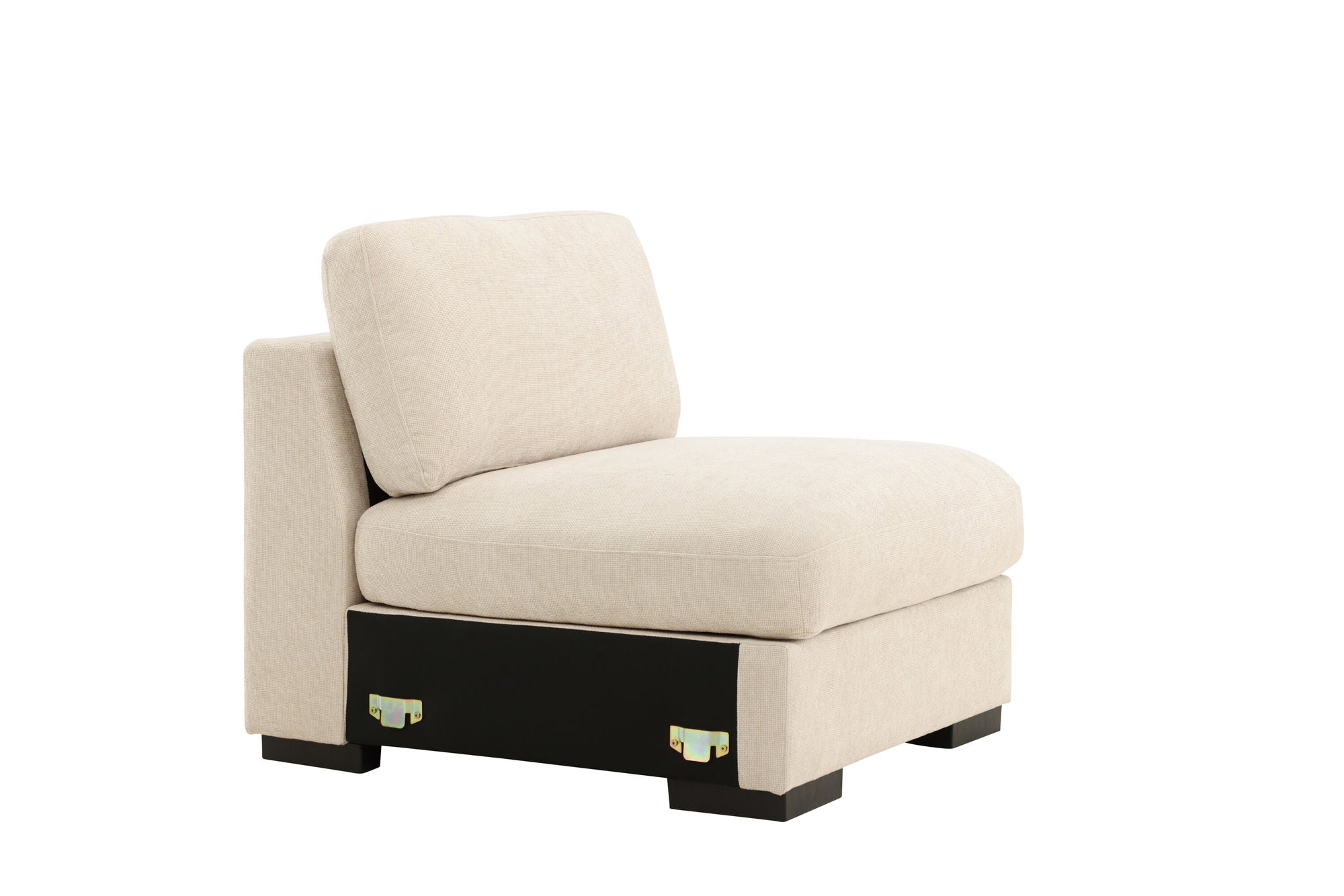 Venture Home Salerno Armless stol - Beige Fabric /