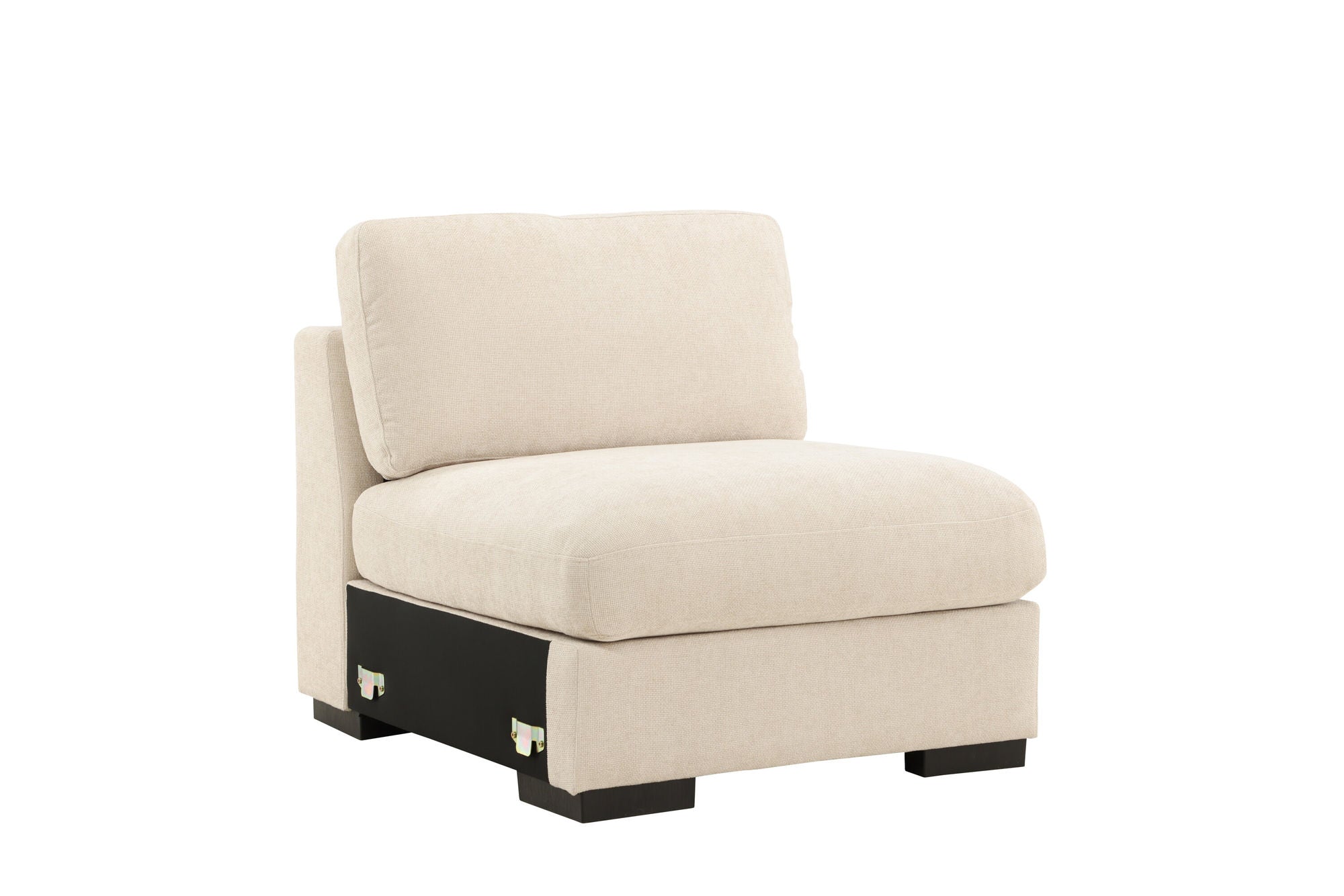 Venture Home Salerno Armless stol - Beige Fabric /