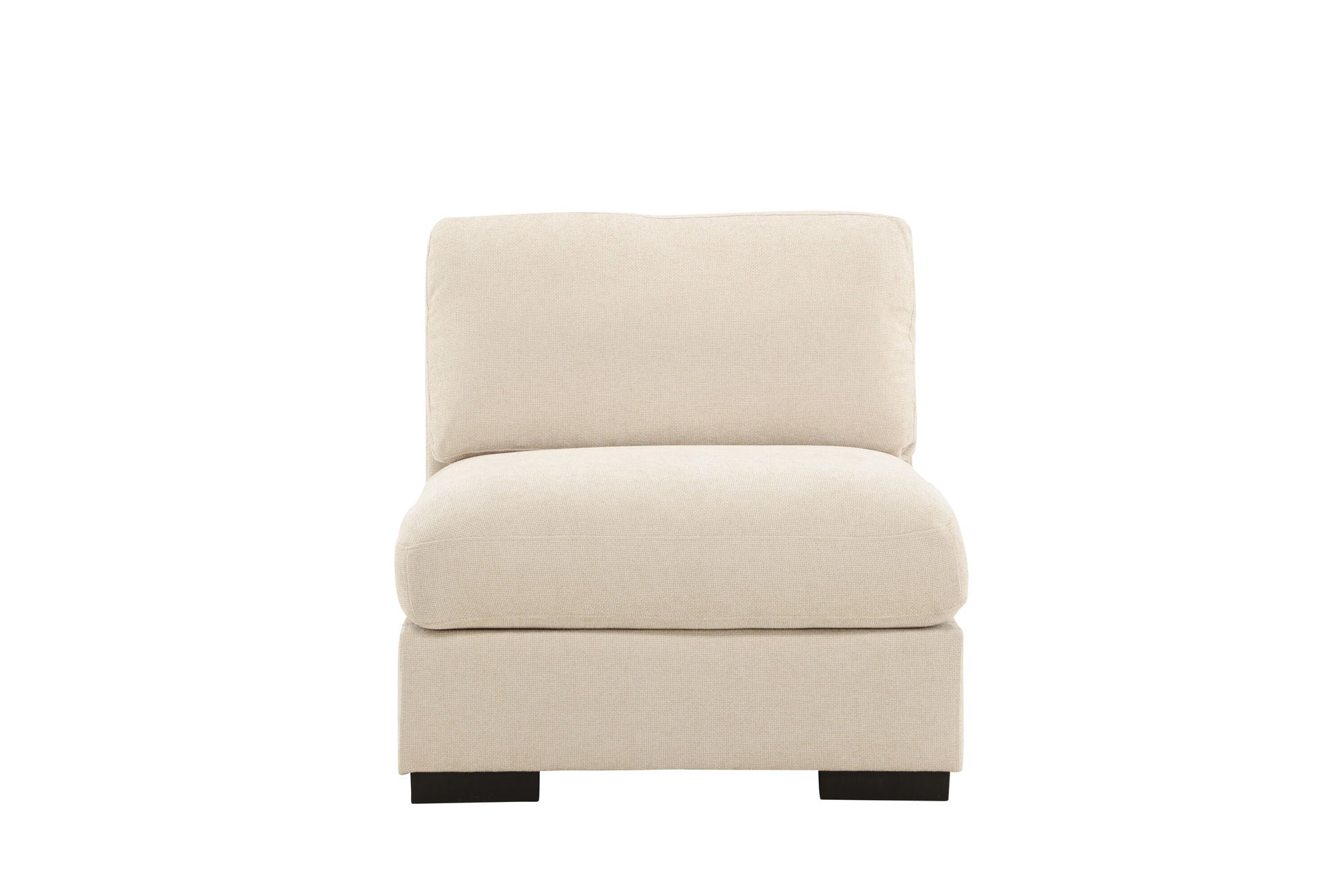 Venture Home Salerno Armless stol - Beige Fabric /