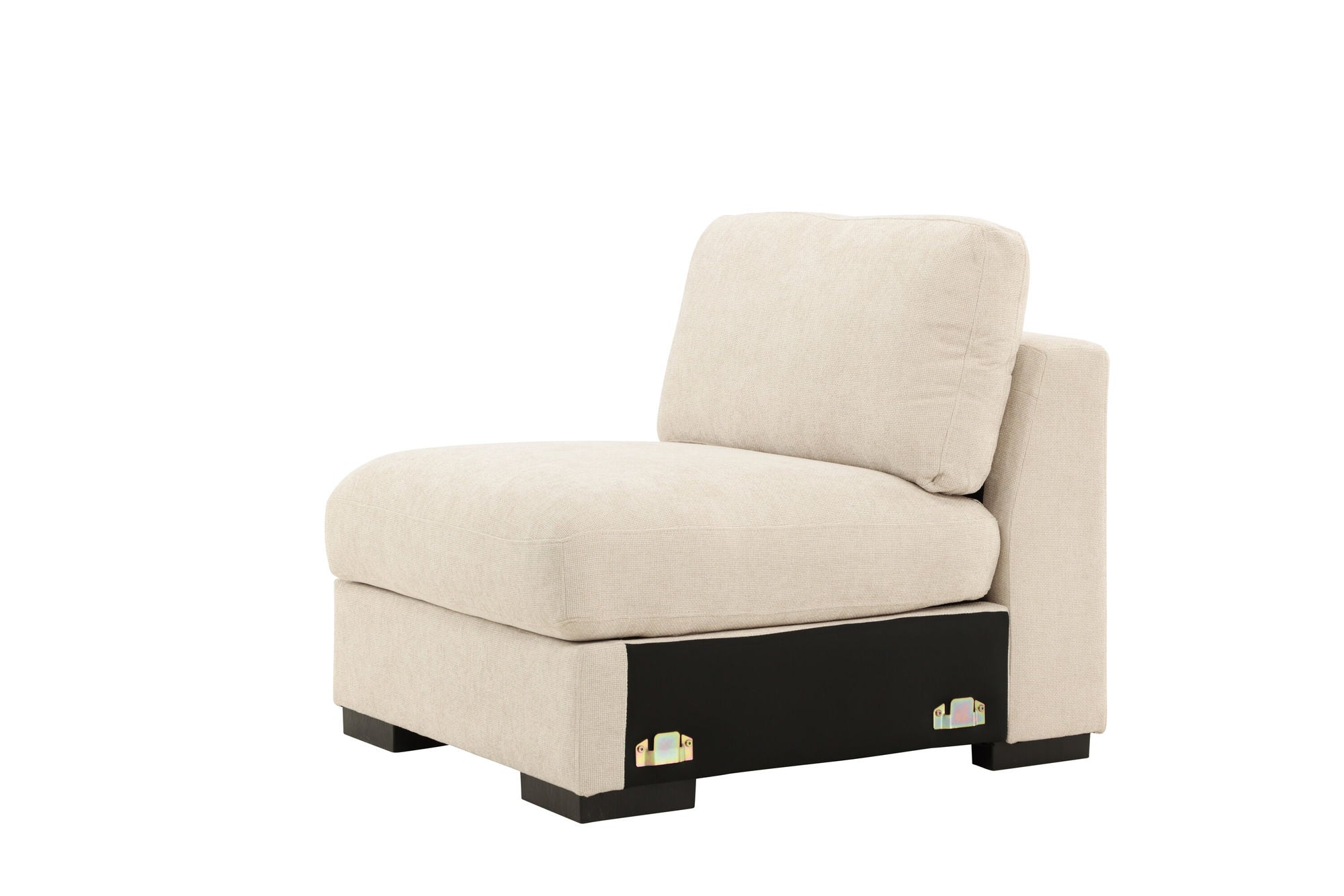 Venture Home Salerno Armless stol - Beige Fabric /