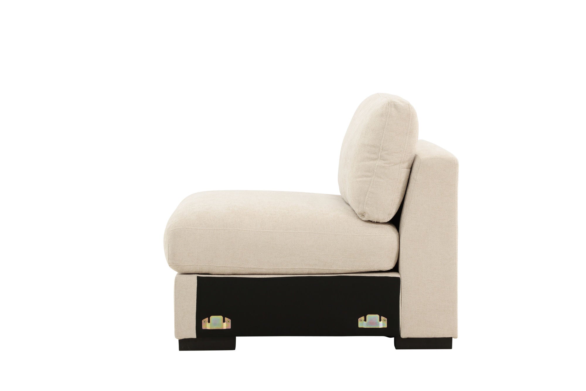 Venture Home Salerno Armless stol - Beige Fabric /