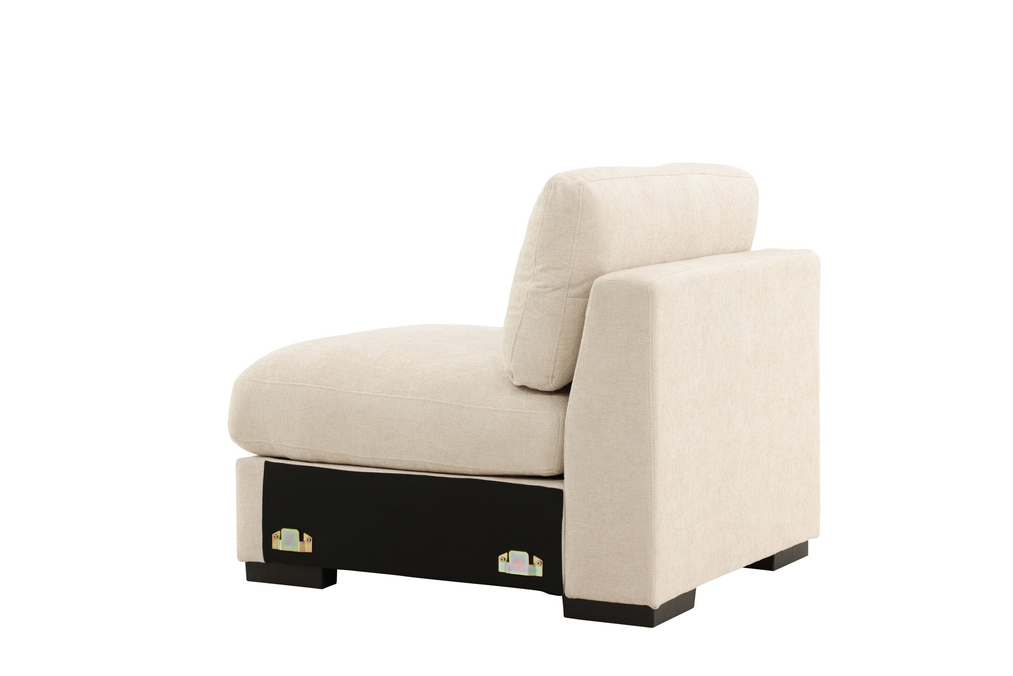 Venture Home Salerno Armless stol - Beige Fabric /