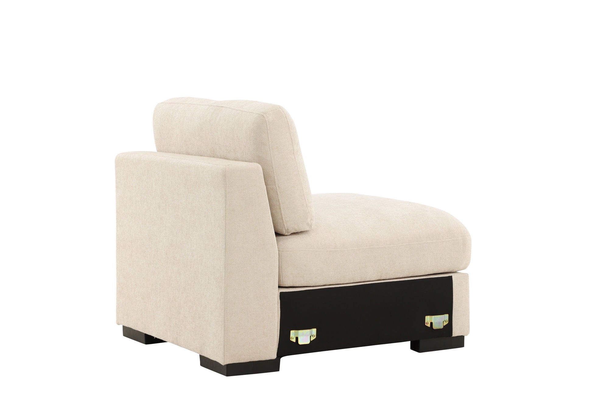 Venture Home Salerno Armless stol - Beige Fabric /