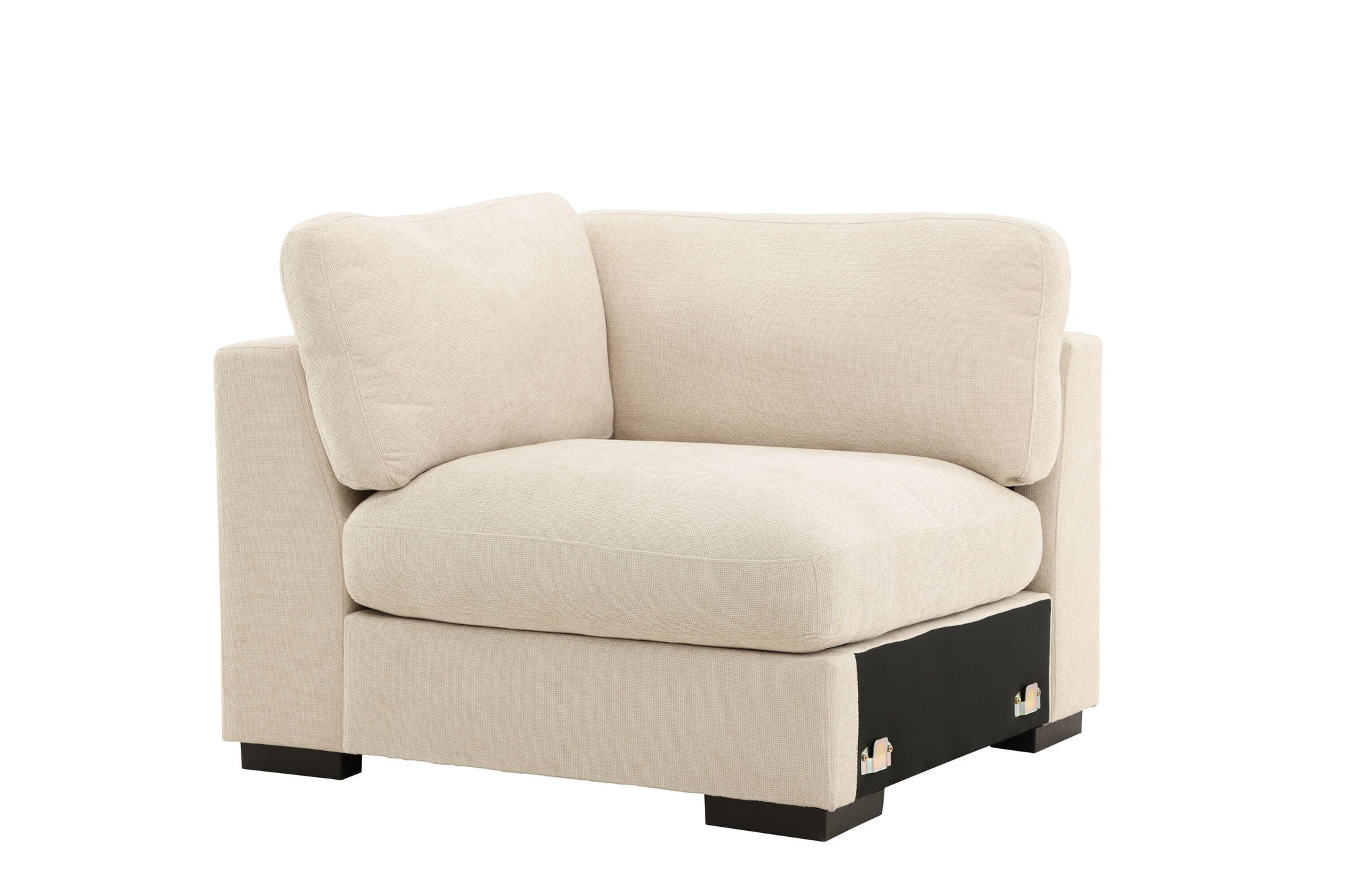 Venture Home Salerno Left Arm stol - Beige Fabric /