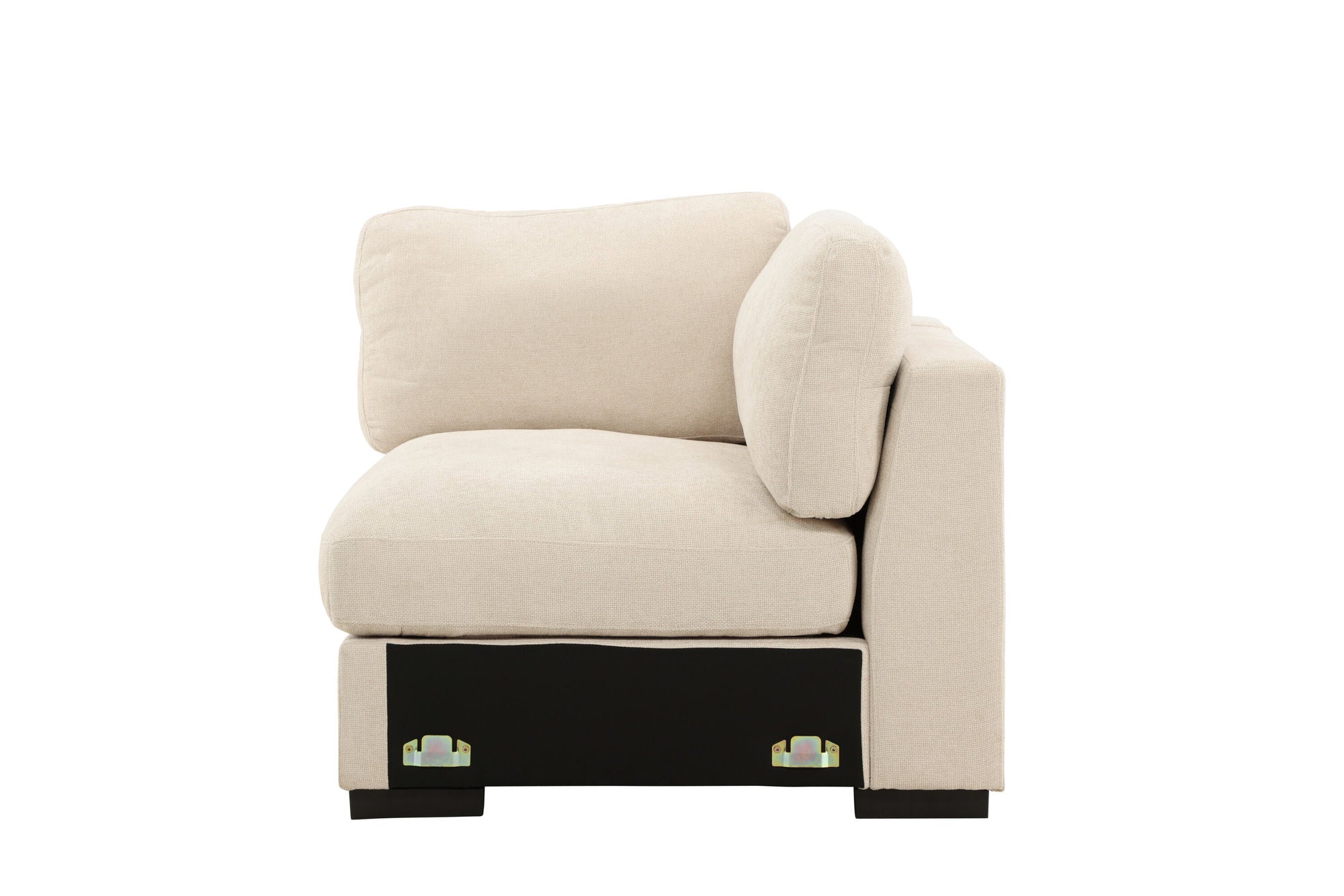 Venture Home Salerno Left Arm stol - Beige Fabric /