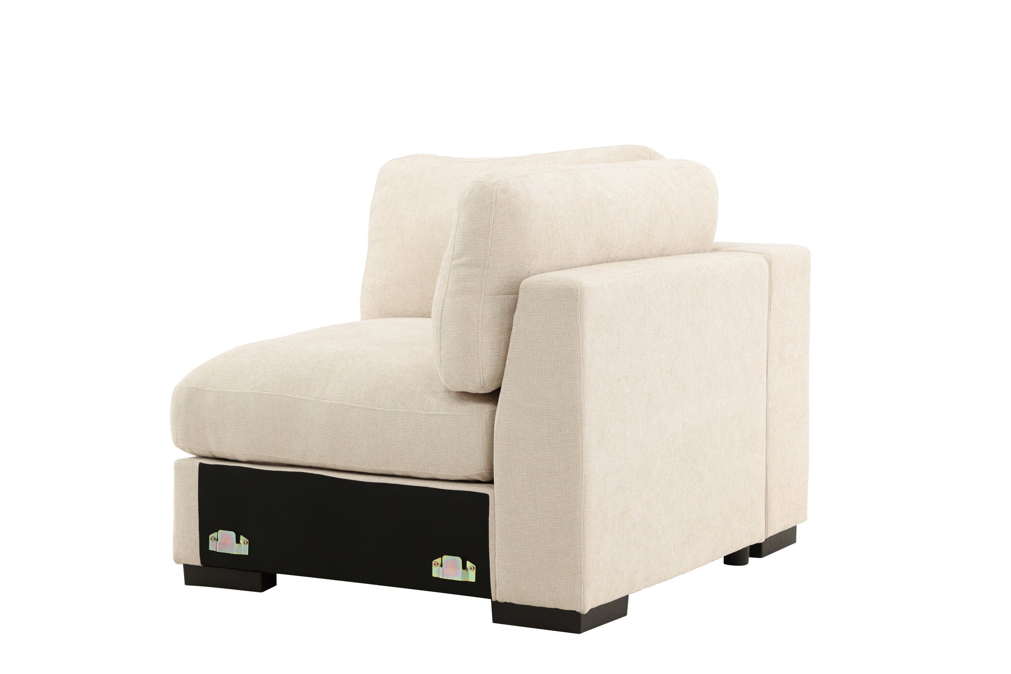 Venture Home Salerno Left Arm stol - Beige Fabric /