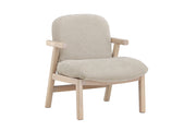 Venture Home Rile Armchair - Whitewash/ Beige
