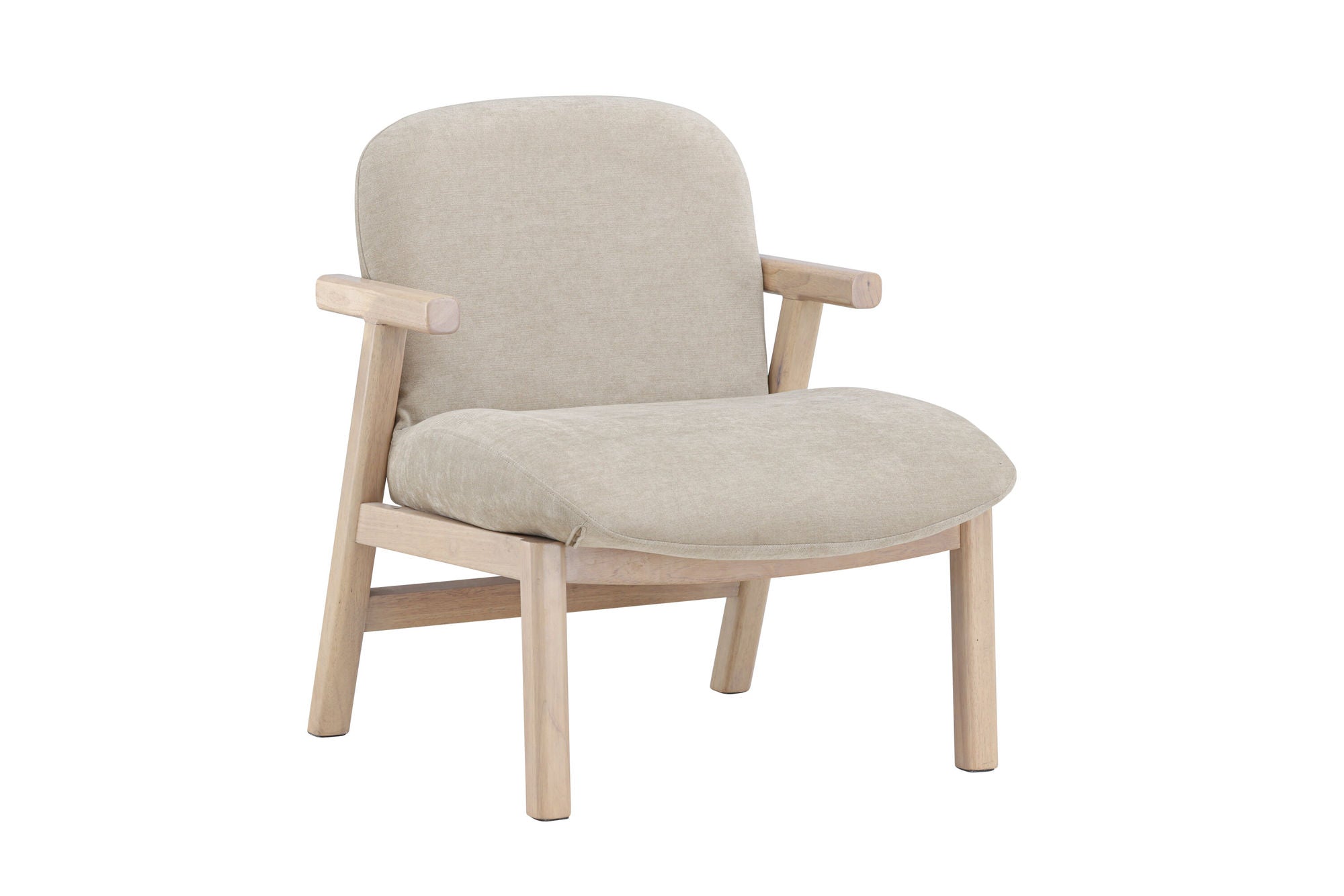 Venture Home Rile Armchair - Whitewash/ Beige
