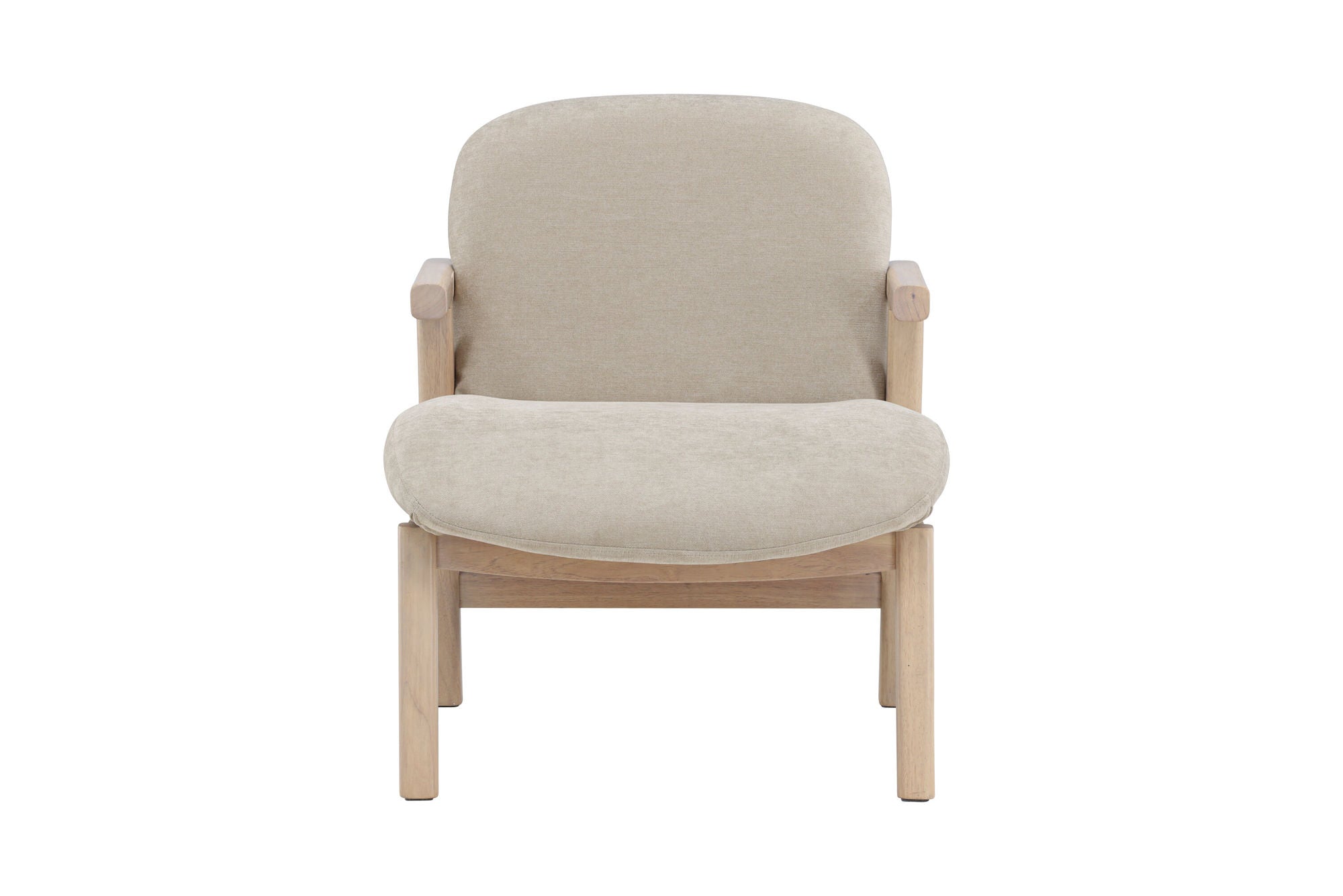 Venture Home Rile Armchair - Whitewash/ Beige