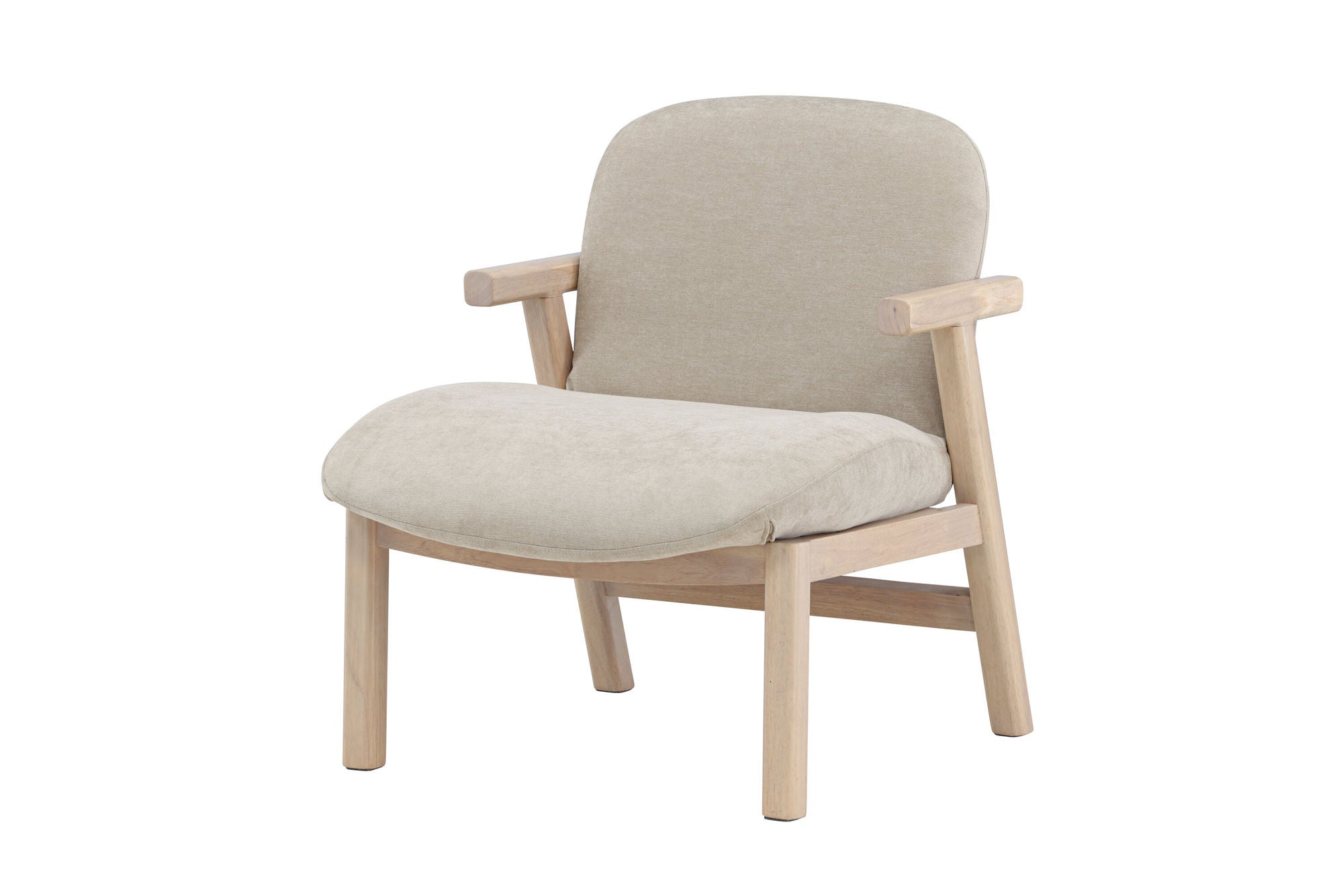 Venture Home Rile Armchair - Whitewash/ Beige