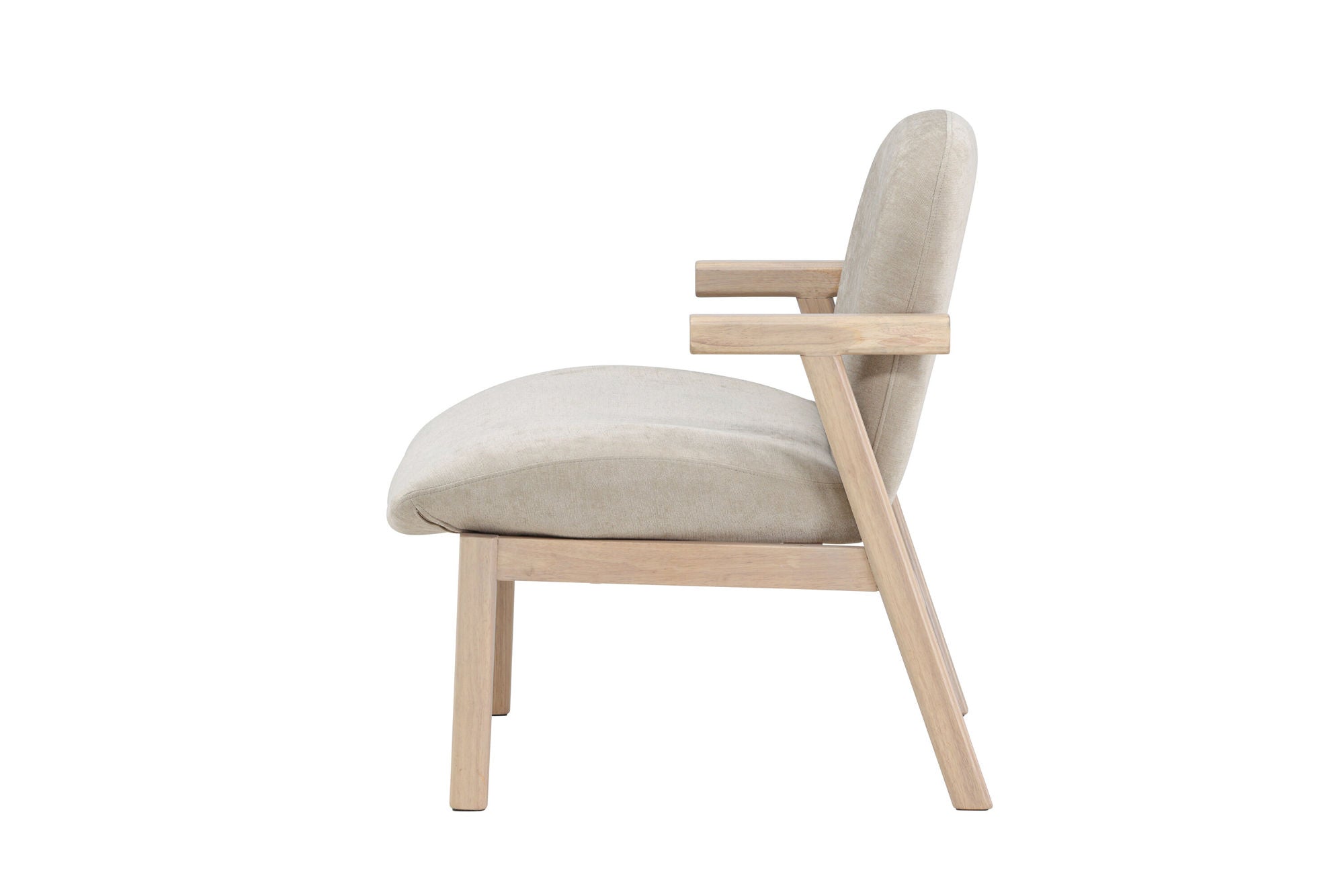 Venture Home Rile Armchair - Whitewash/ Beige