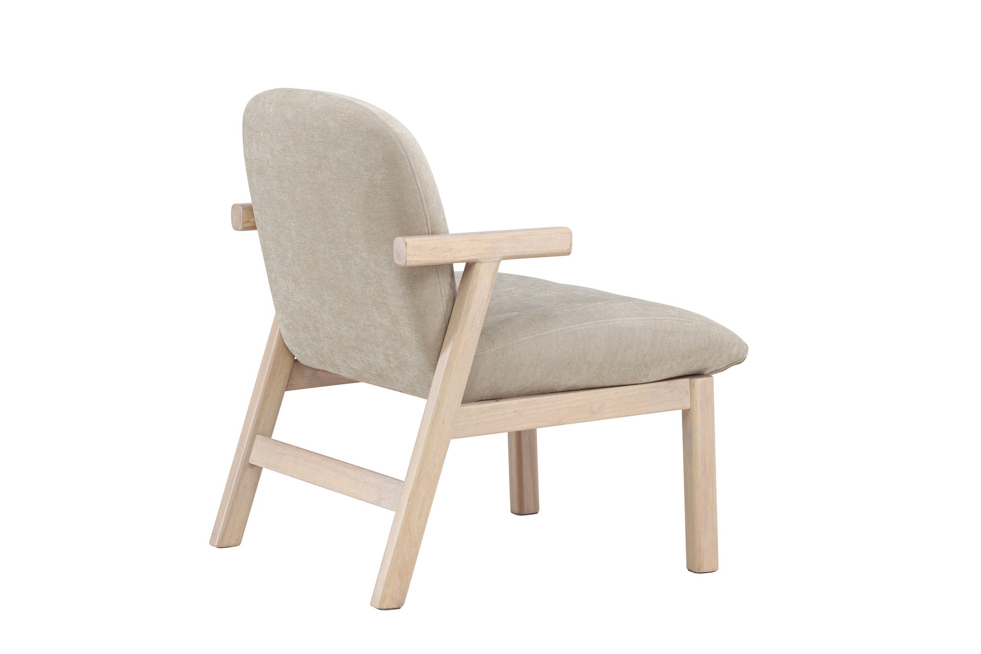 Venture Home Rile Armchair - Whitewash/ Beige