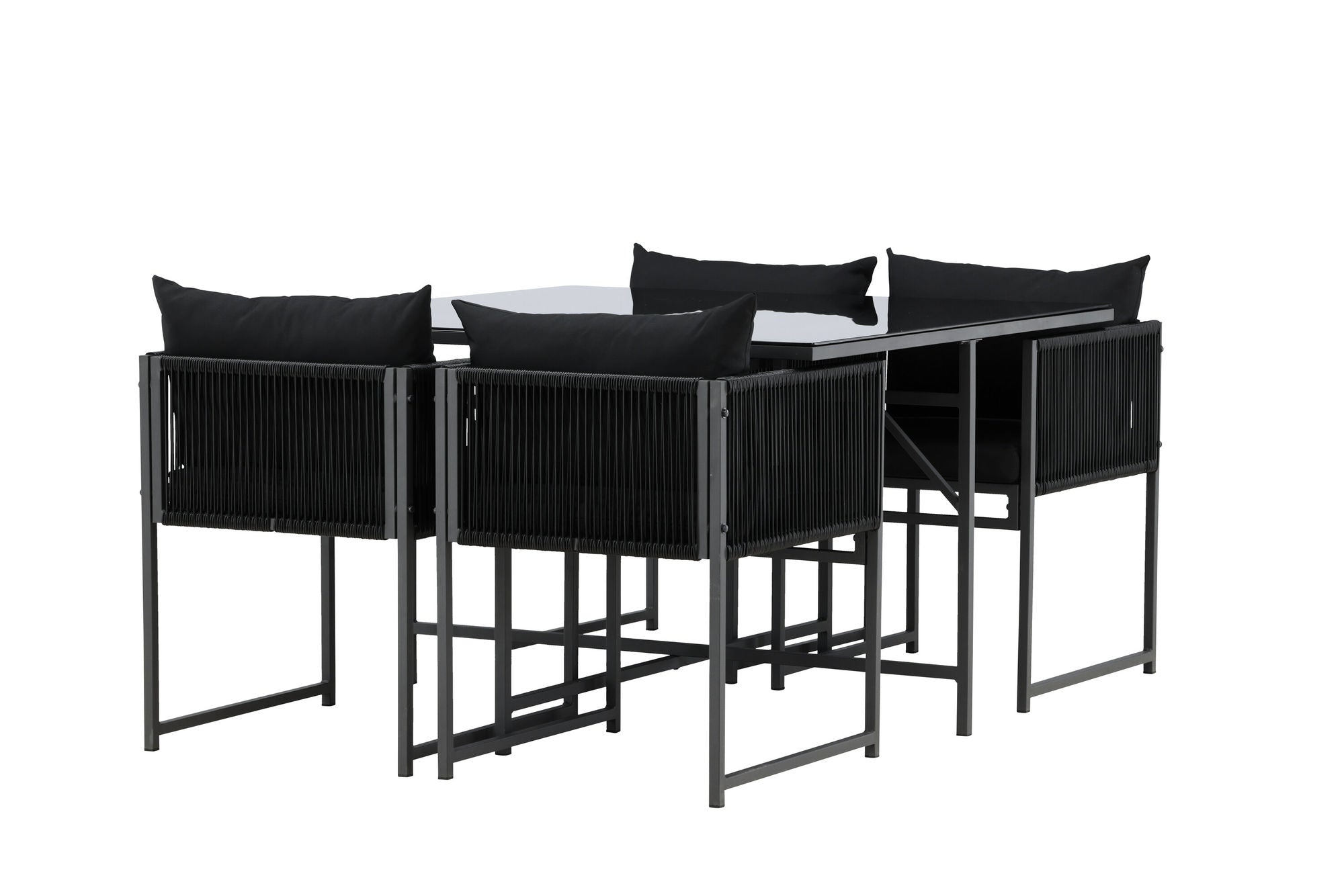 Venture Home Noto Dining Set - Black / Black