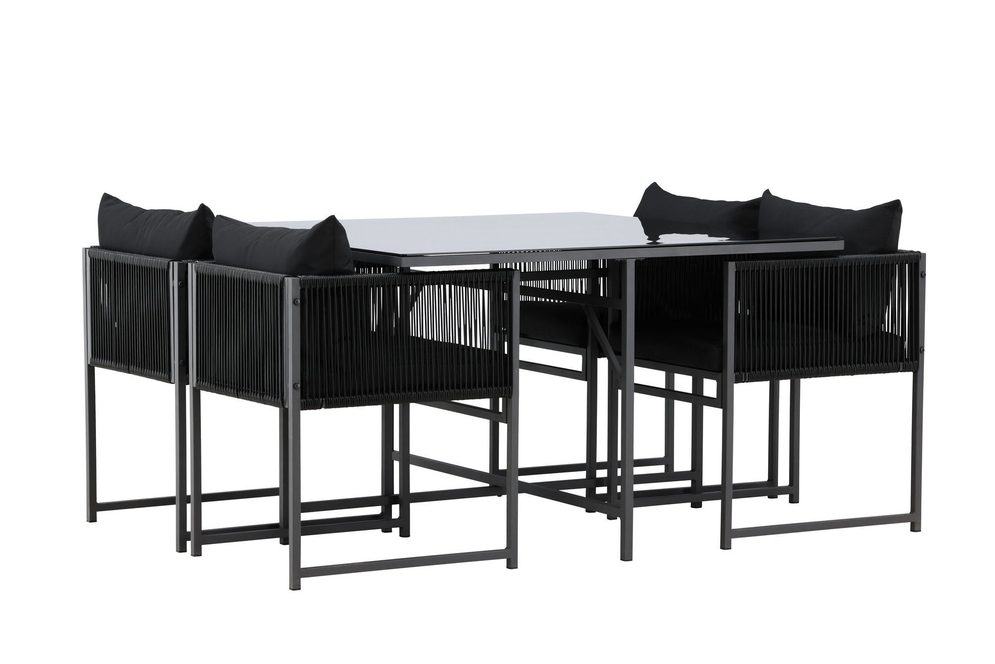 Venture Home Noto Dining Set - Black / Black
