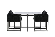 Venture Home Noto Dining Set - Black / Black