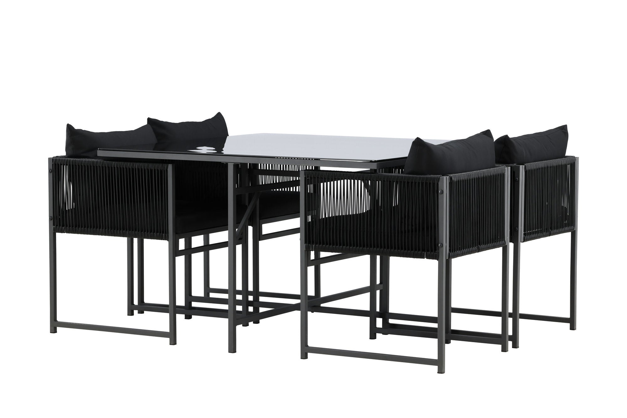 Venture Home Noto Dining Set - Black / Black