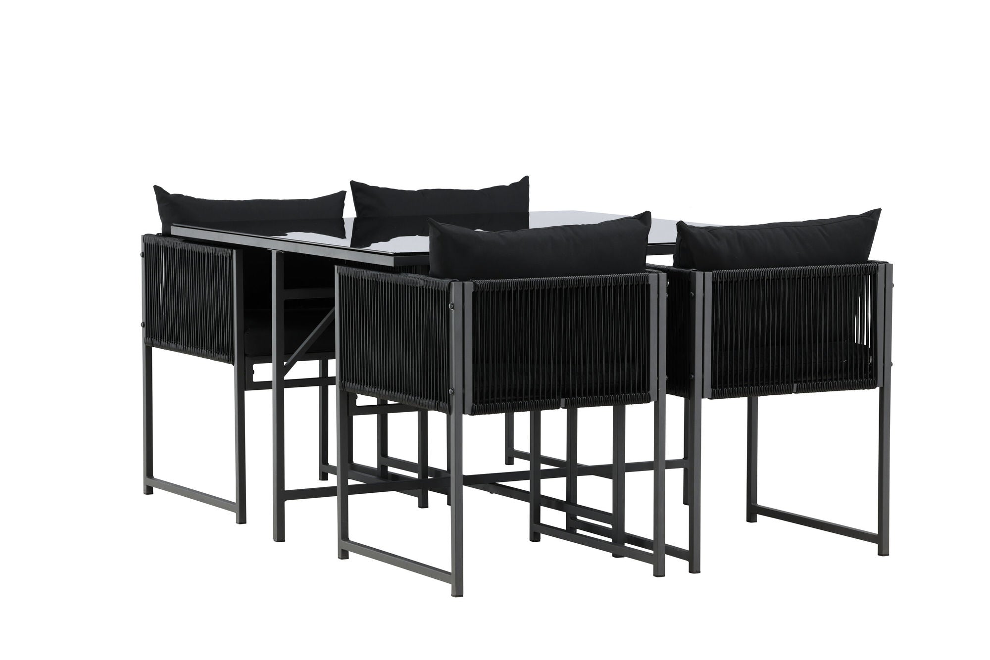 Venture Home Noto Dining Set - Black / Black