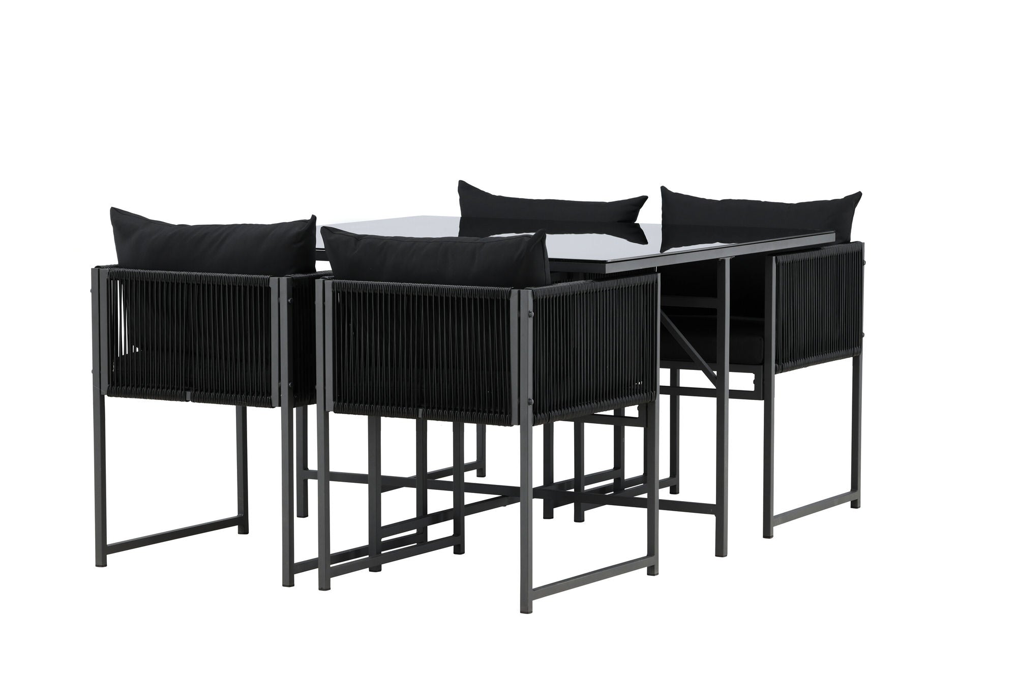 Venture Home Noto Dining Set - Black / Black