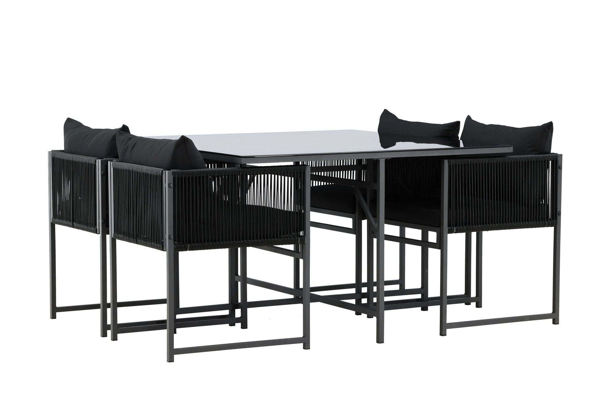 Venture Home Noto Dining Set - Black / Black