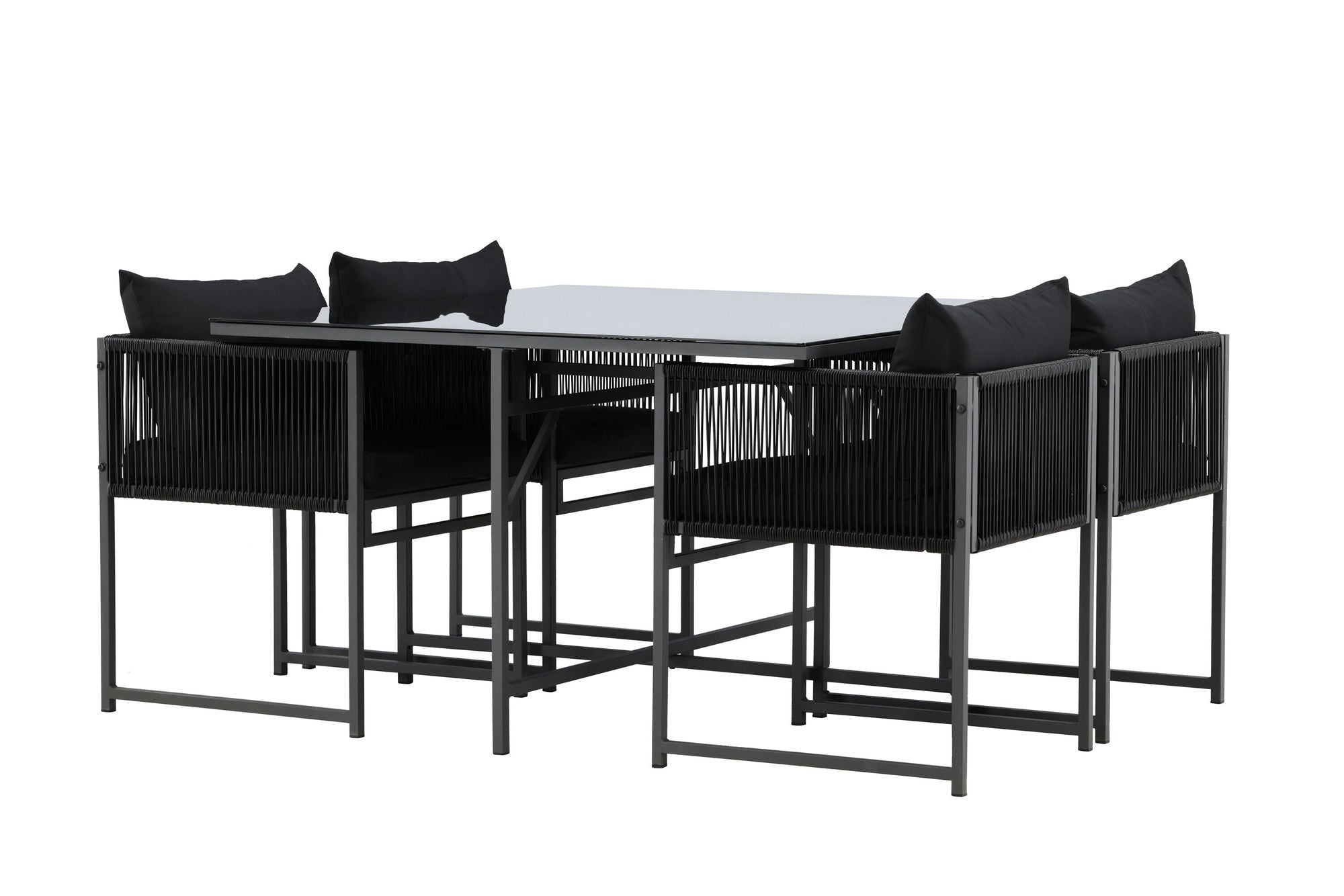 Venture Home Noto Dining Set - Black / Black