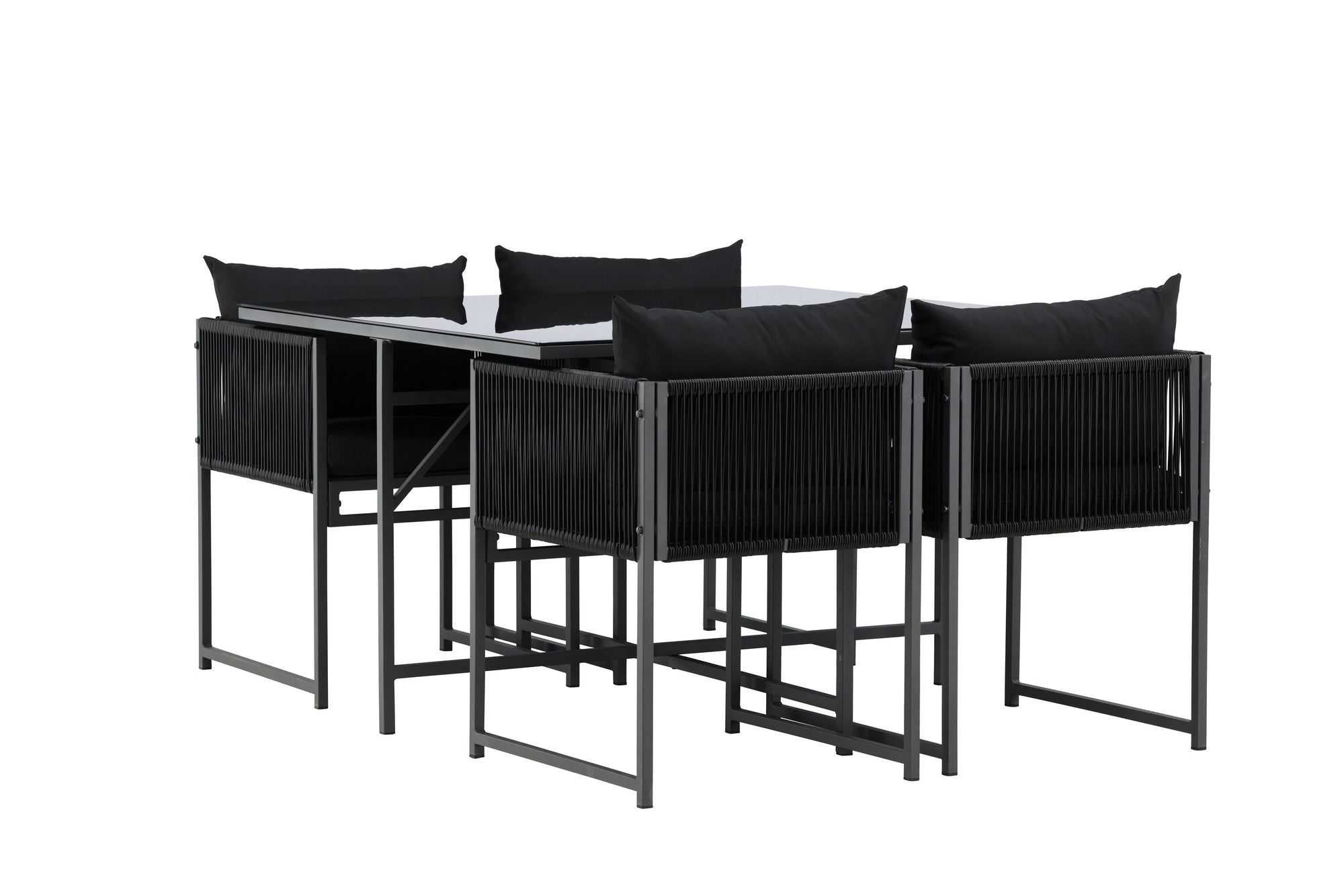 Venture Home Noto Dining Set - Black / Black