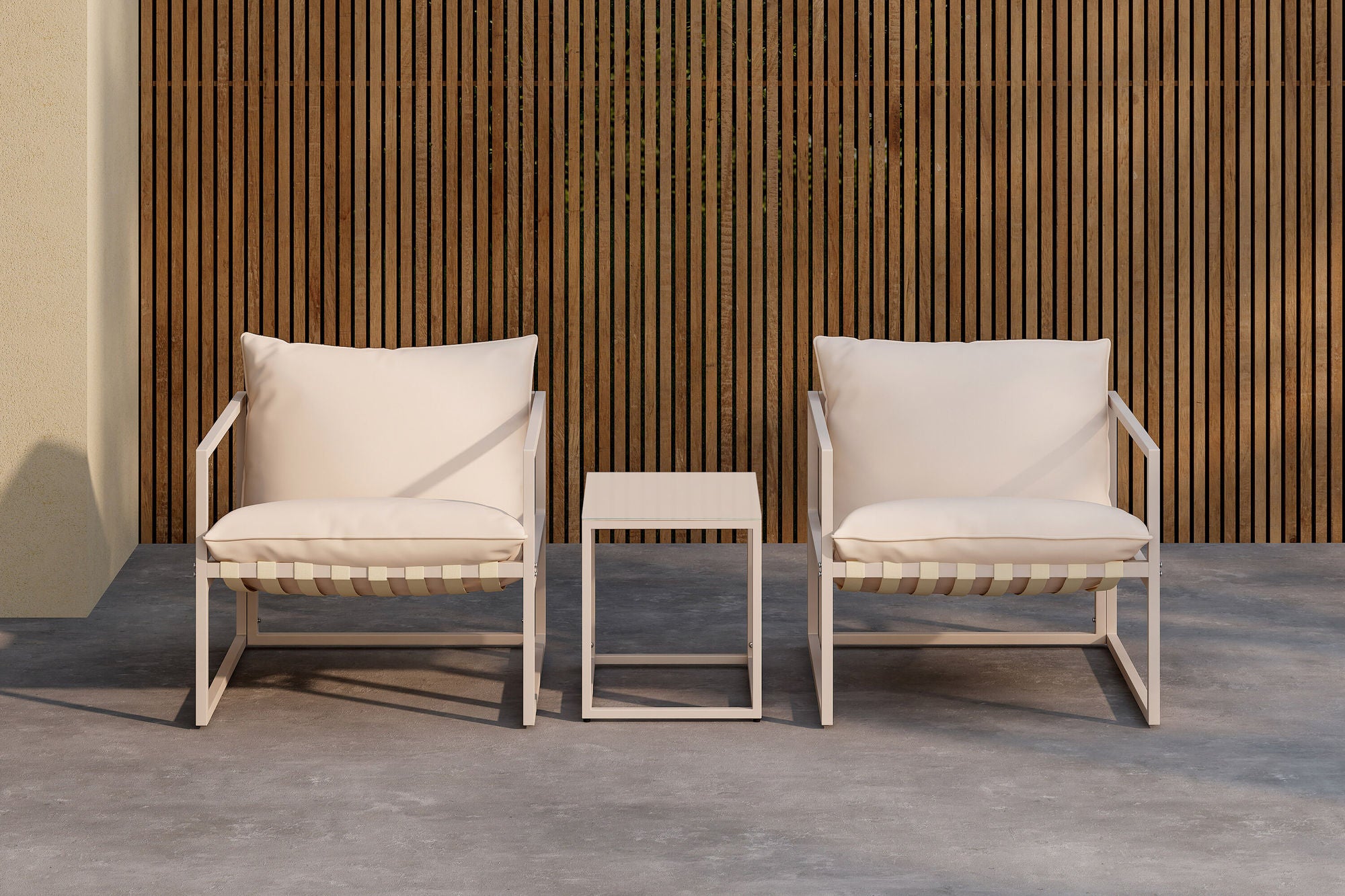 Venture Home Messina Lounge Set - Beige/Beige