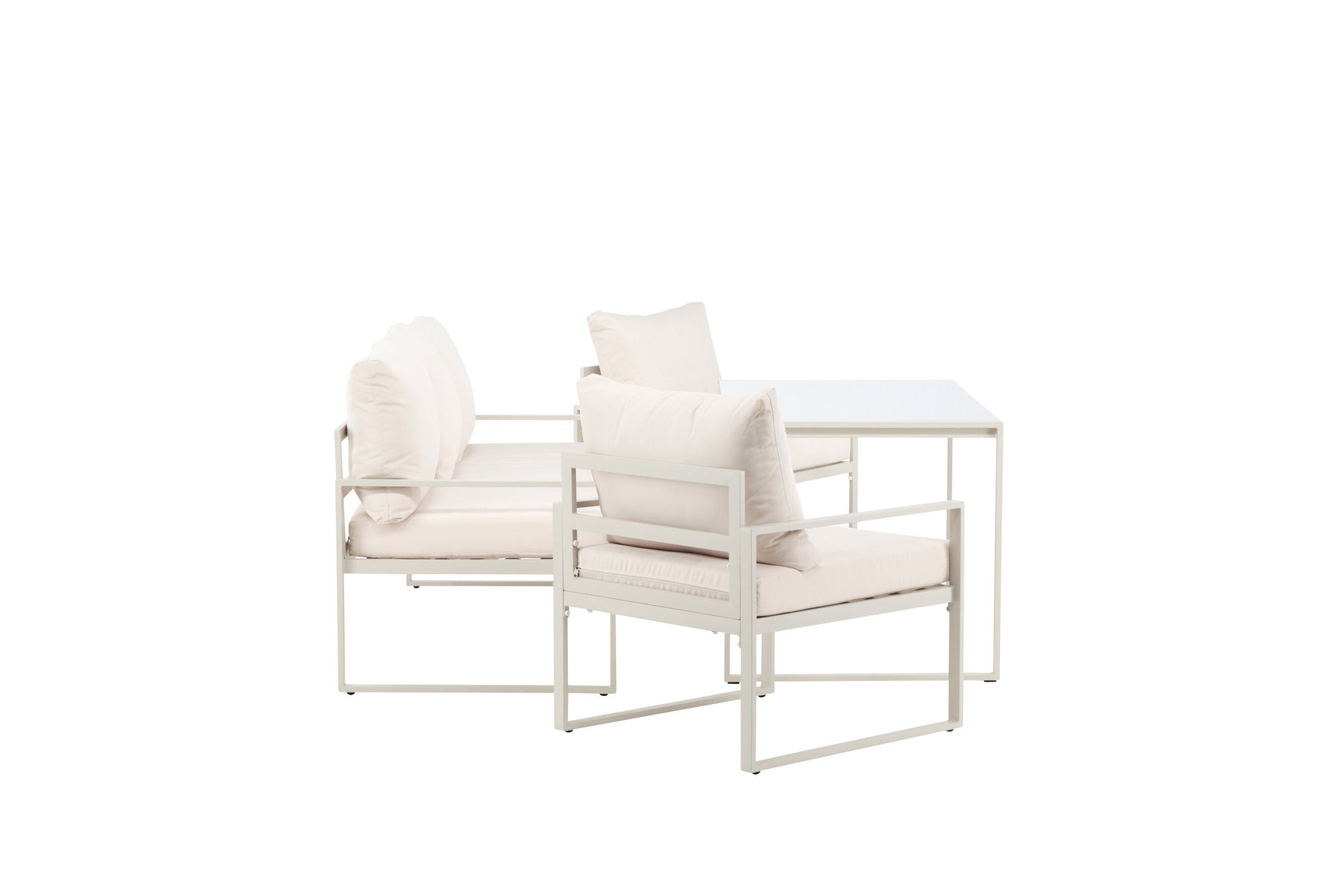 Venture Home Catania Sofa Set - Beige/Beige