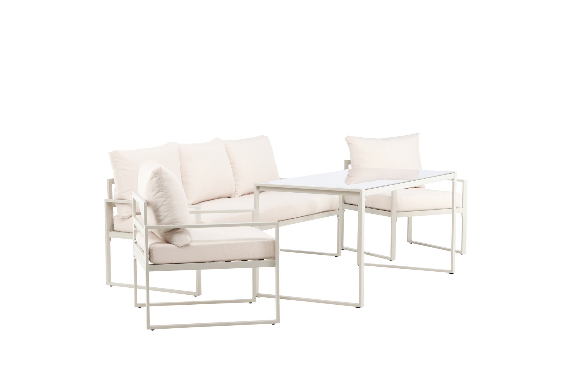 Venture Home Catania Sofa Set - Beige/Beige