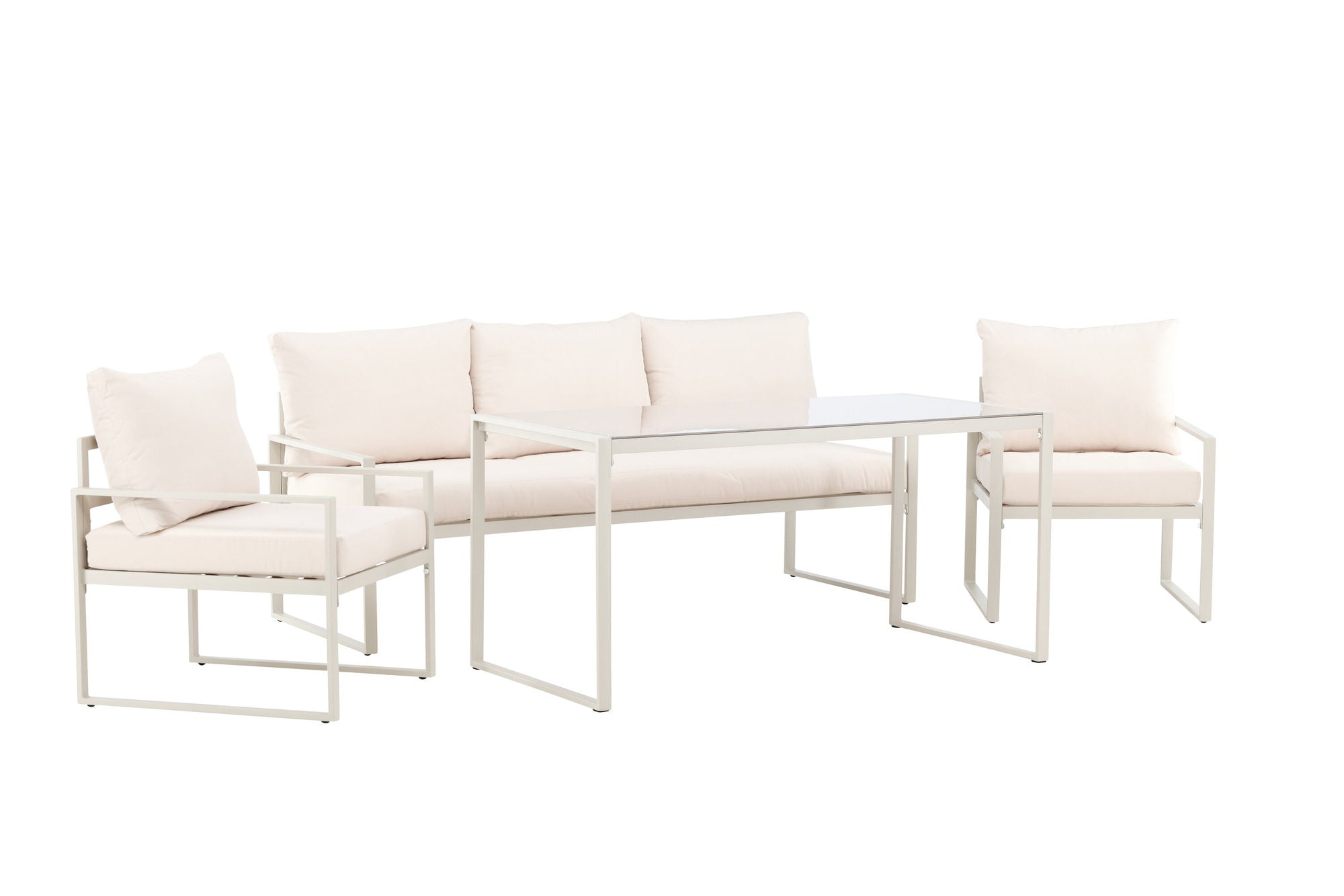 Venture Home Catania Sofa Set - Beige/Beige