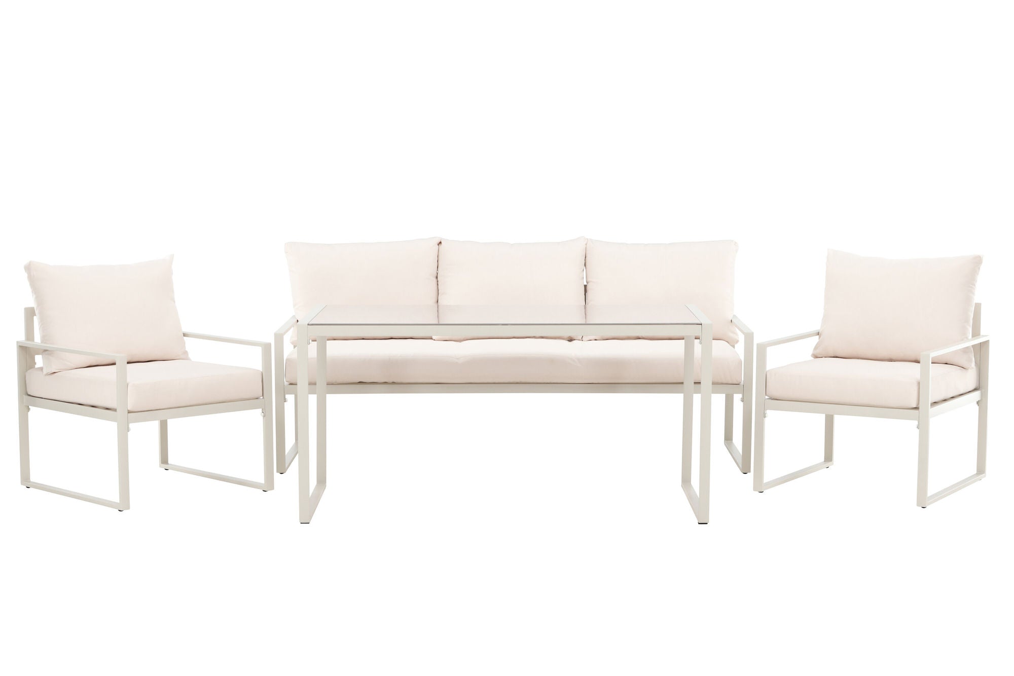 Venture Home Catania Sofa Set - Beige/Beige