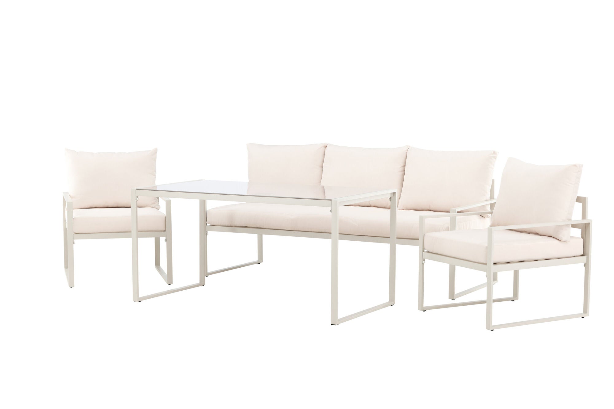 Venture Home Catania Sofa Set - Beige/Beige