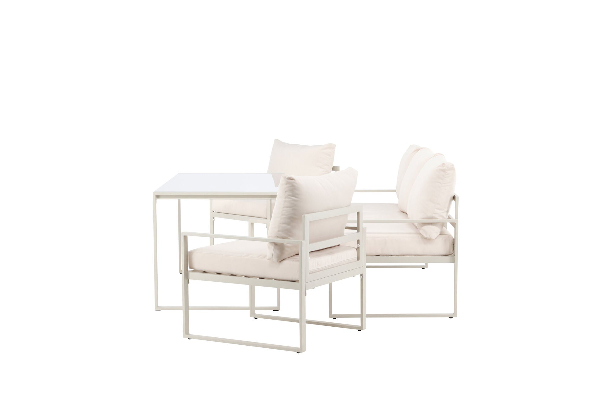 Venture Home Catania Sofa Set - Beige/Beige