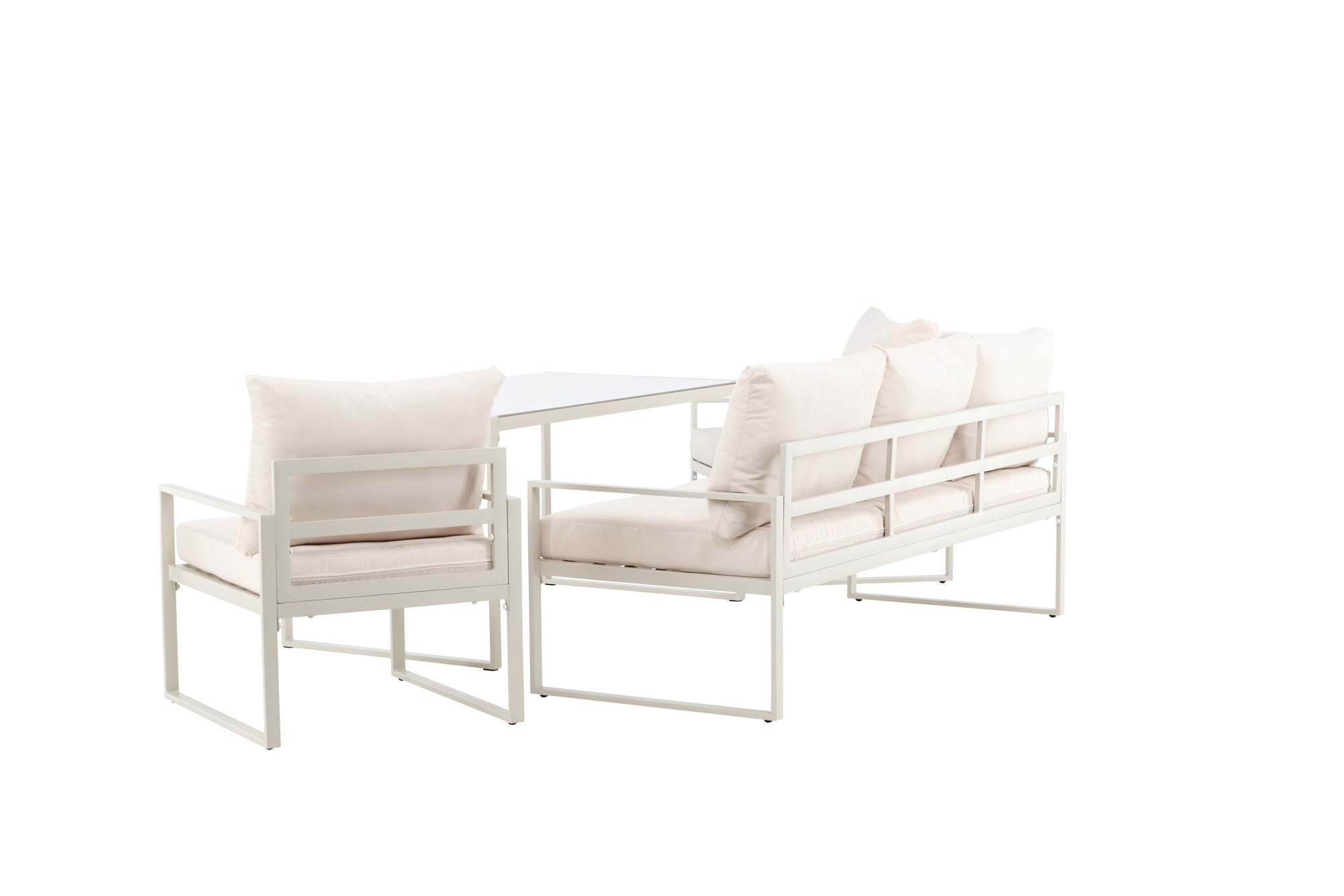 Venture Home Catania Sofa Set - Beige/Beige