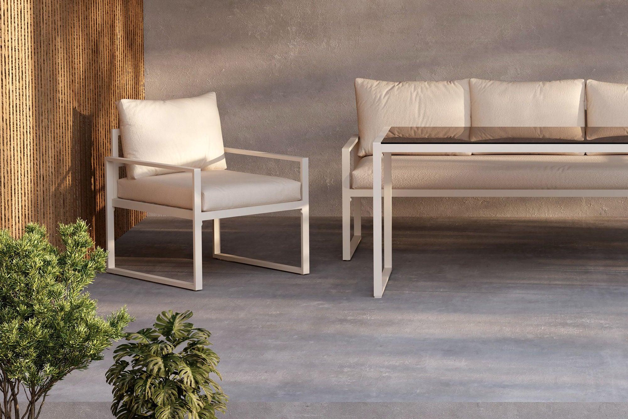 Venture Home Catania Sofa Set - Beige/Beige
