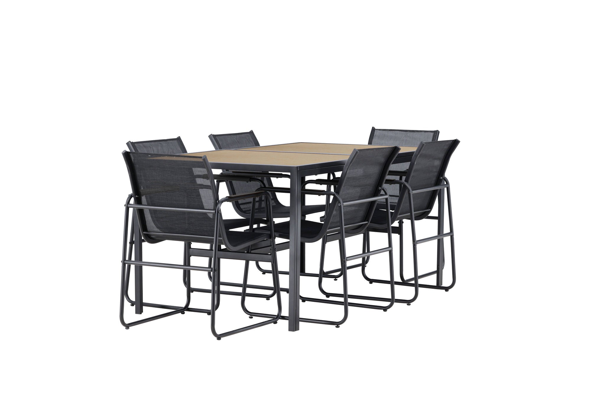 Venture Home lampeedusa Dining Set - Black / Brown