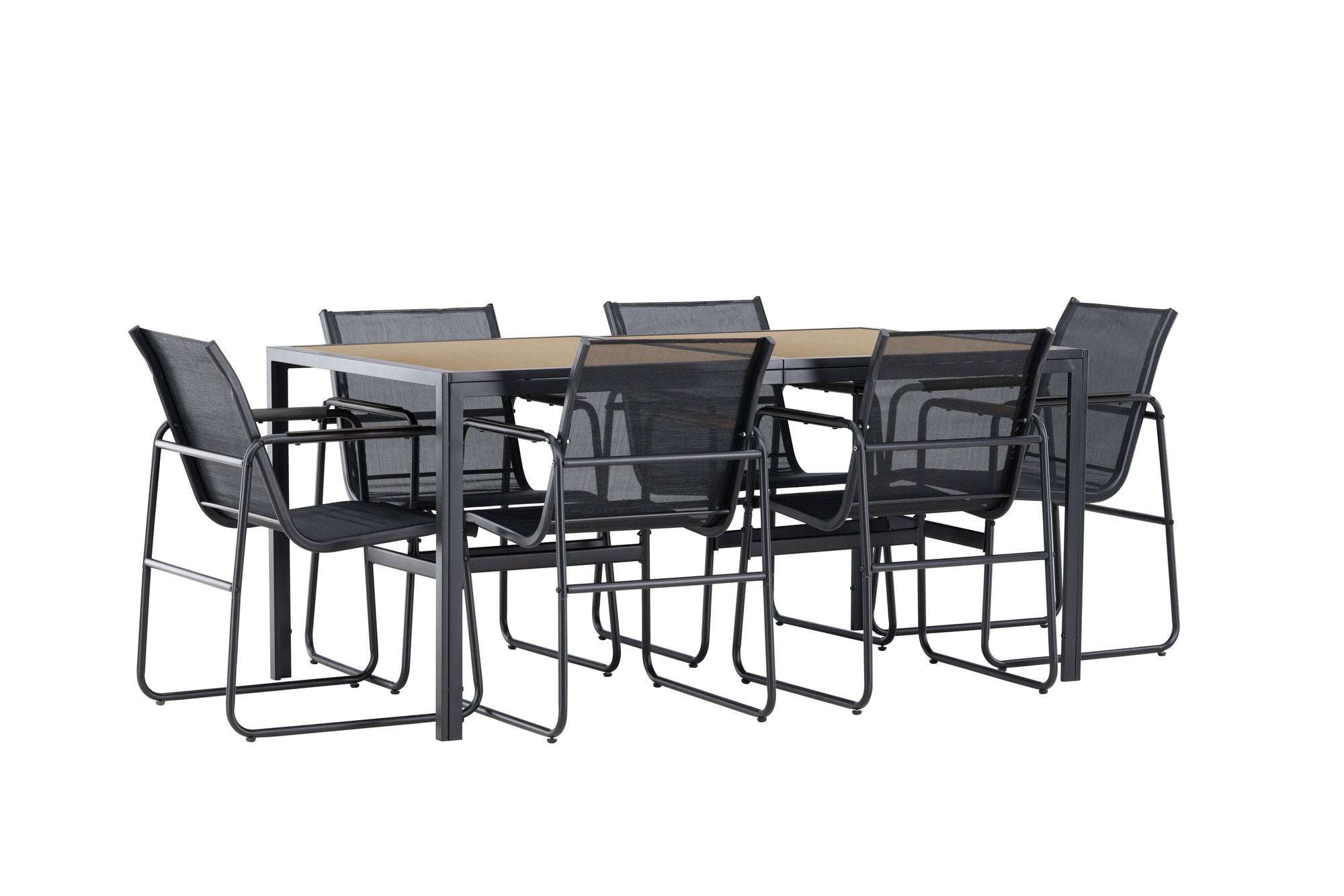 Venture Home lampeedusa Dining Set - Black / Brown
