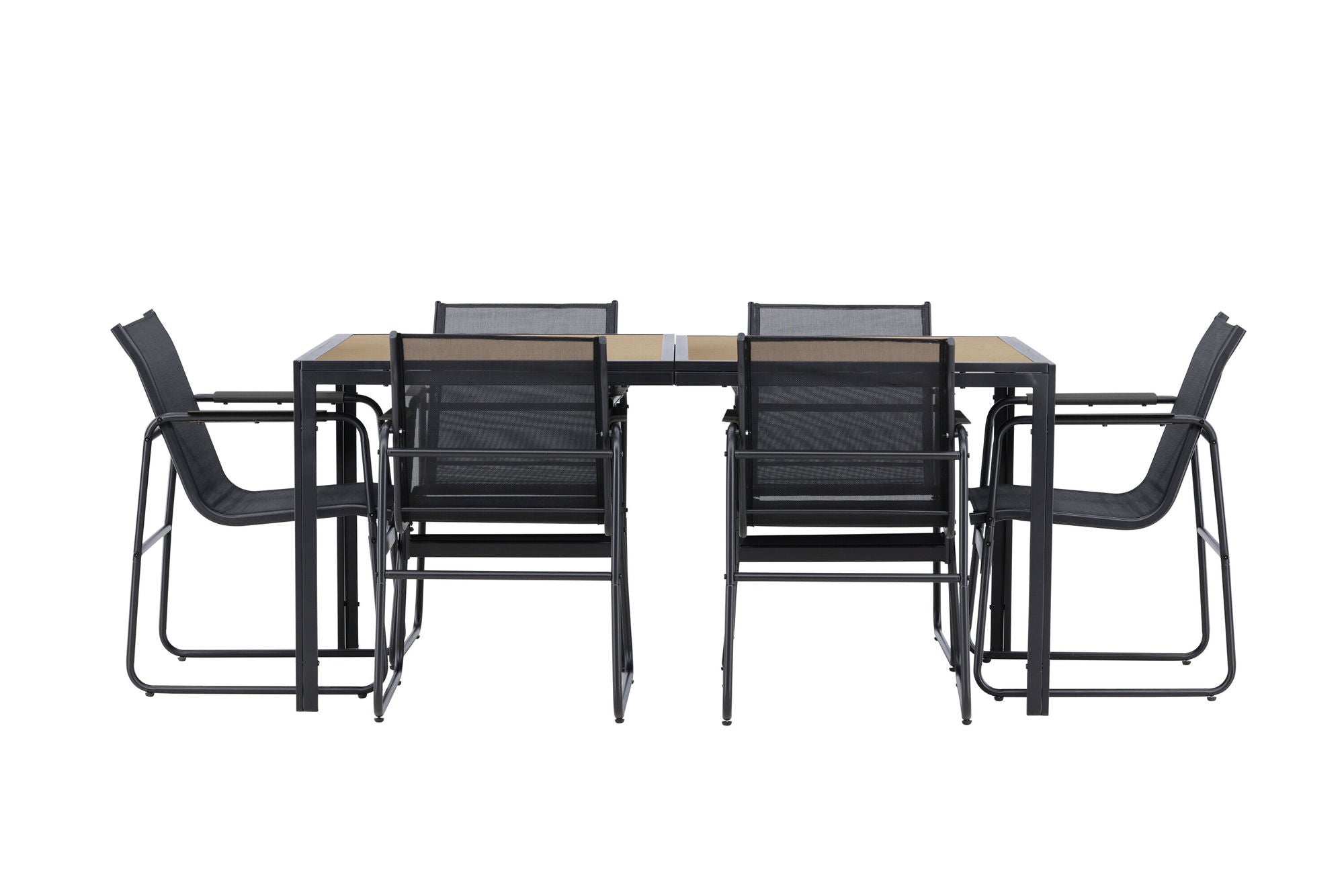 Venture Home lampeedusa Dining Set - Black / Brown