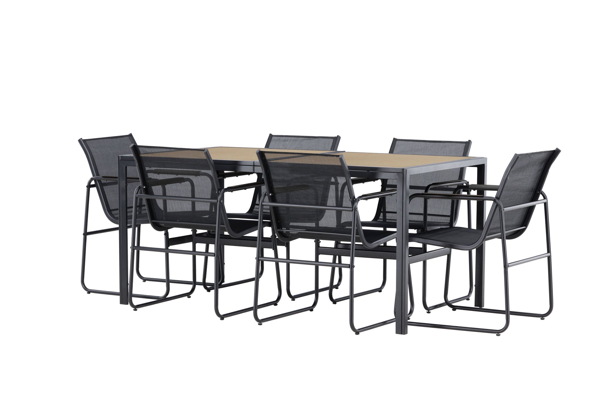 Venture Home lampeedusa Dining Set - Black / Brown