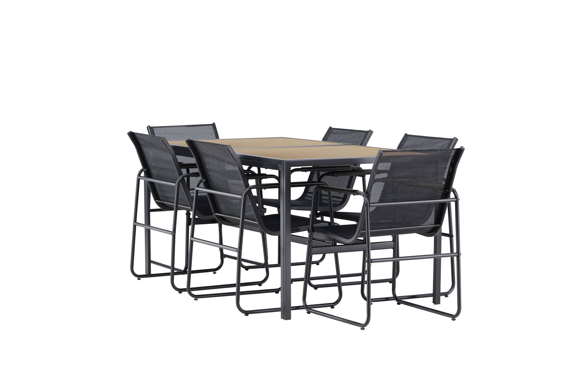 Venture Home lampeedusa Dining Set - Black / Brown
