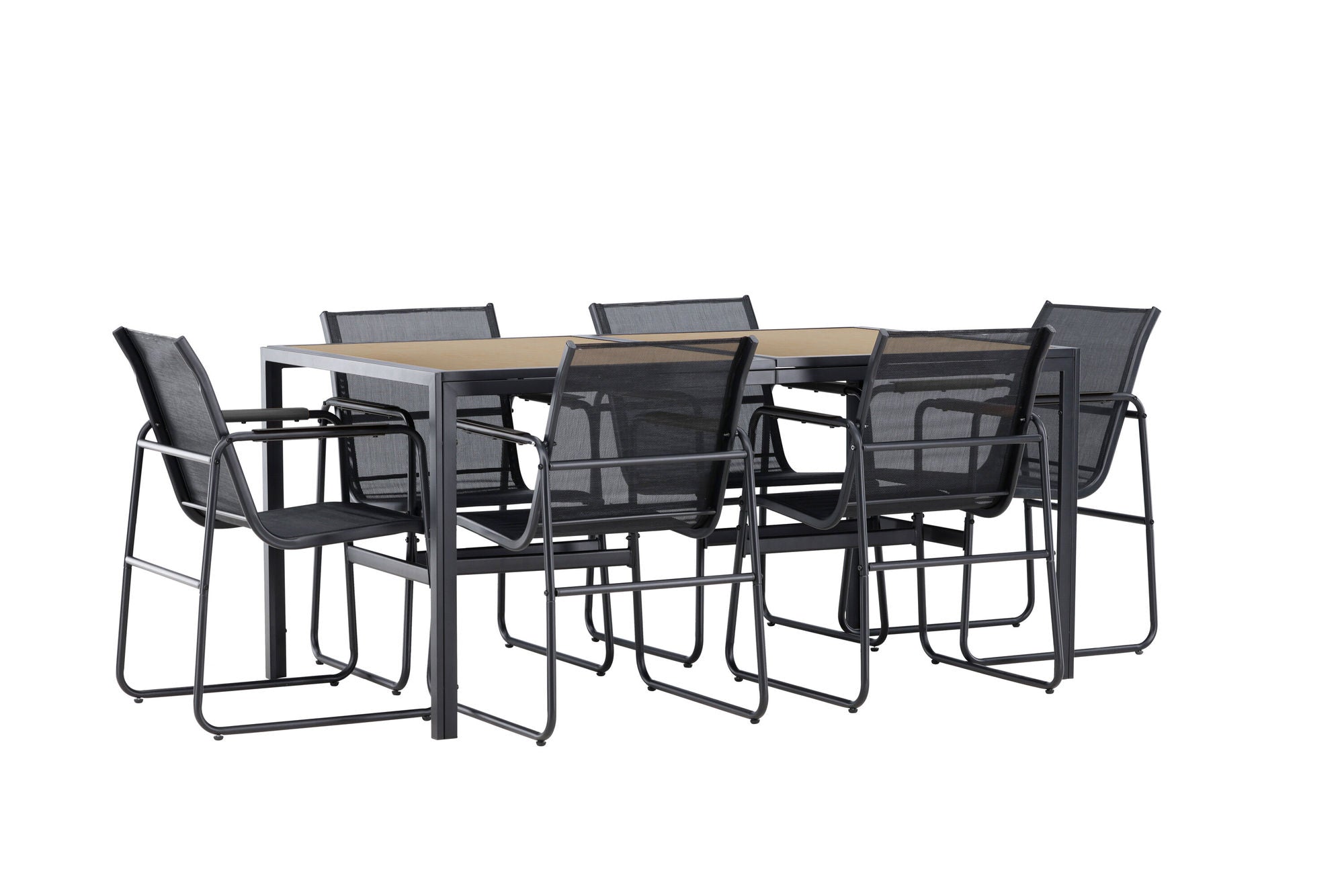Venture Home lampeedusa Dining Set - Black / Brown