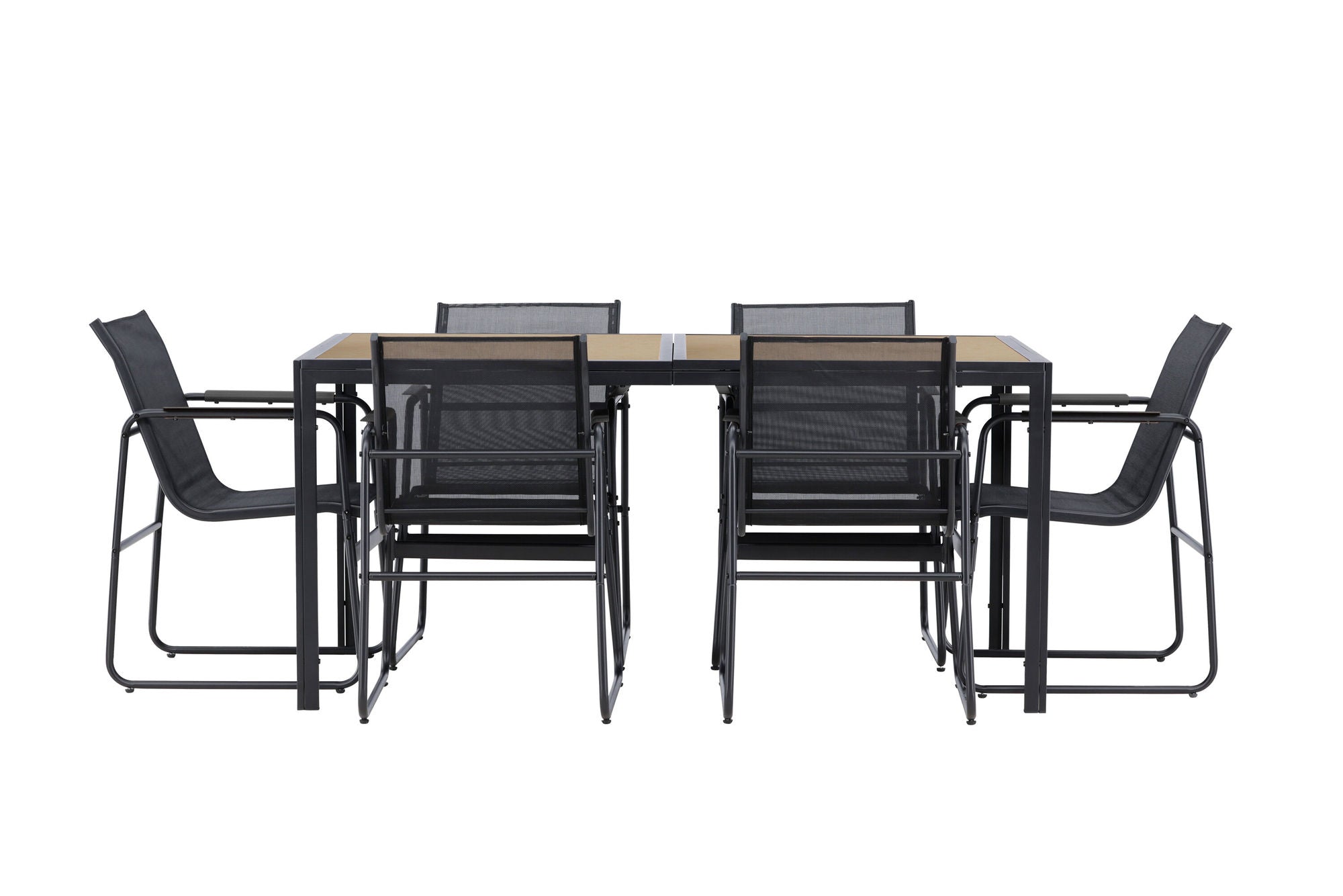 Venture Home lampeedusa Dining Set - Black / Brown