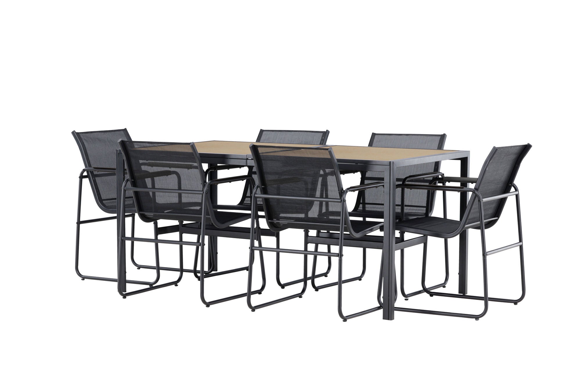 Venture Home lampeedusa Dining Set - Black / Brown