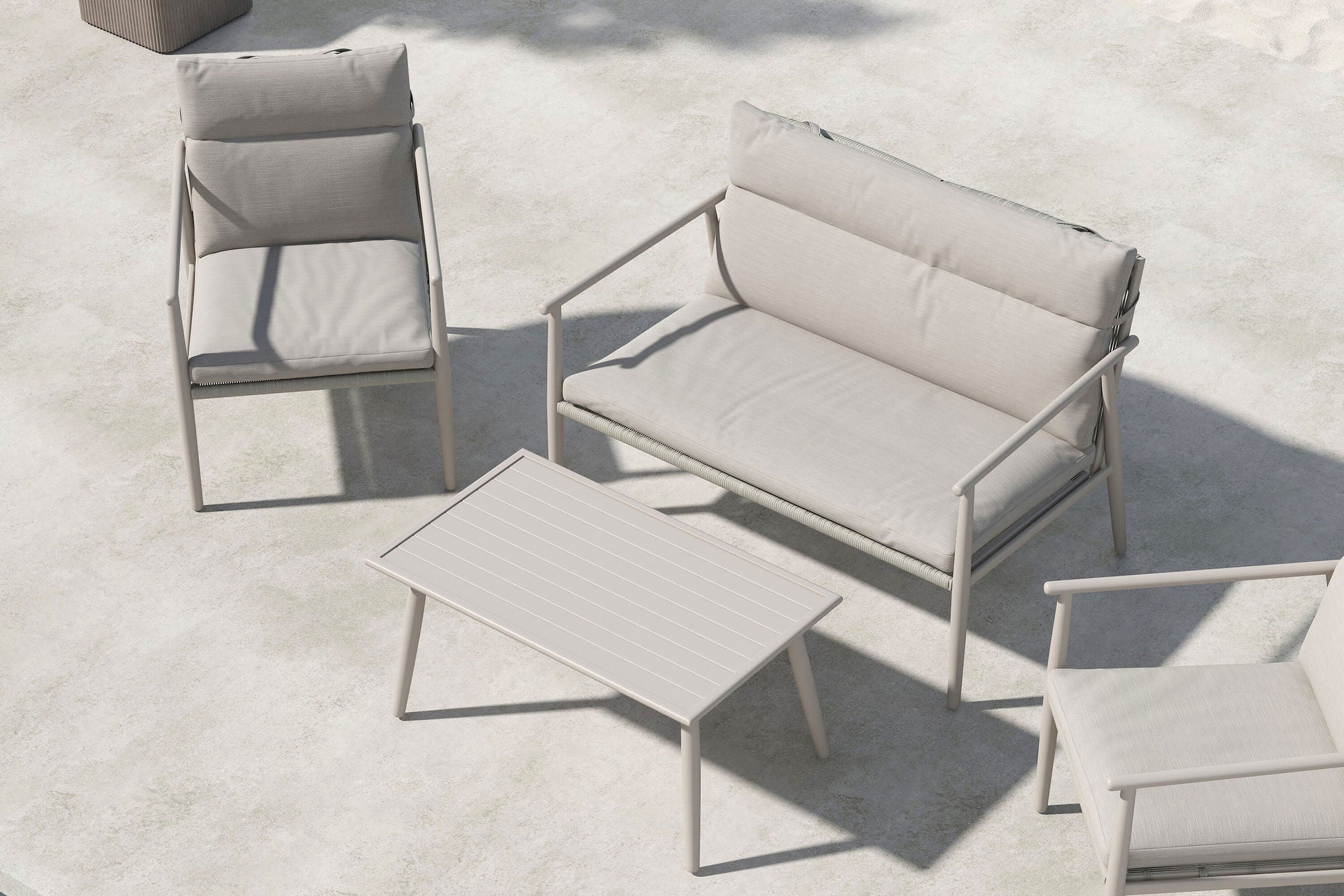 Venture Home Mazzaro Sofa Set - Beige / Beige
