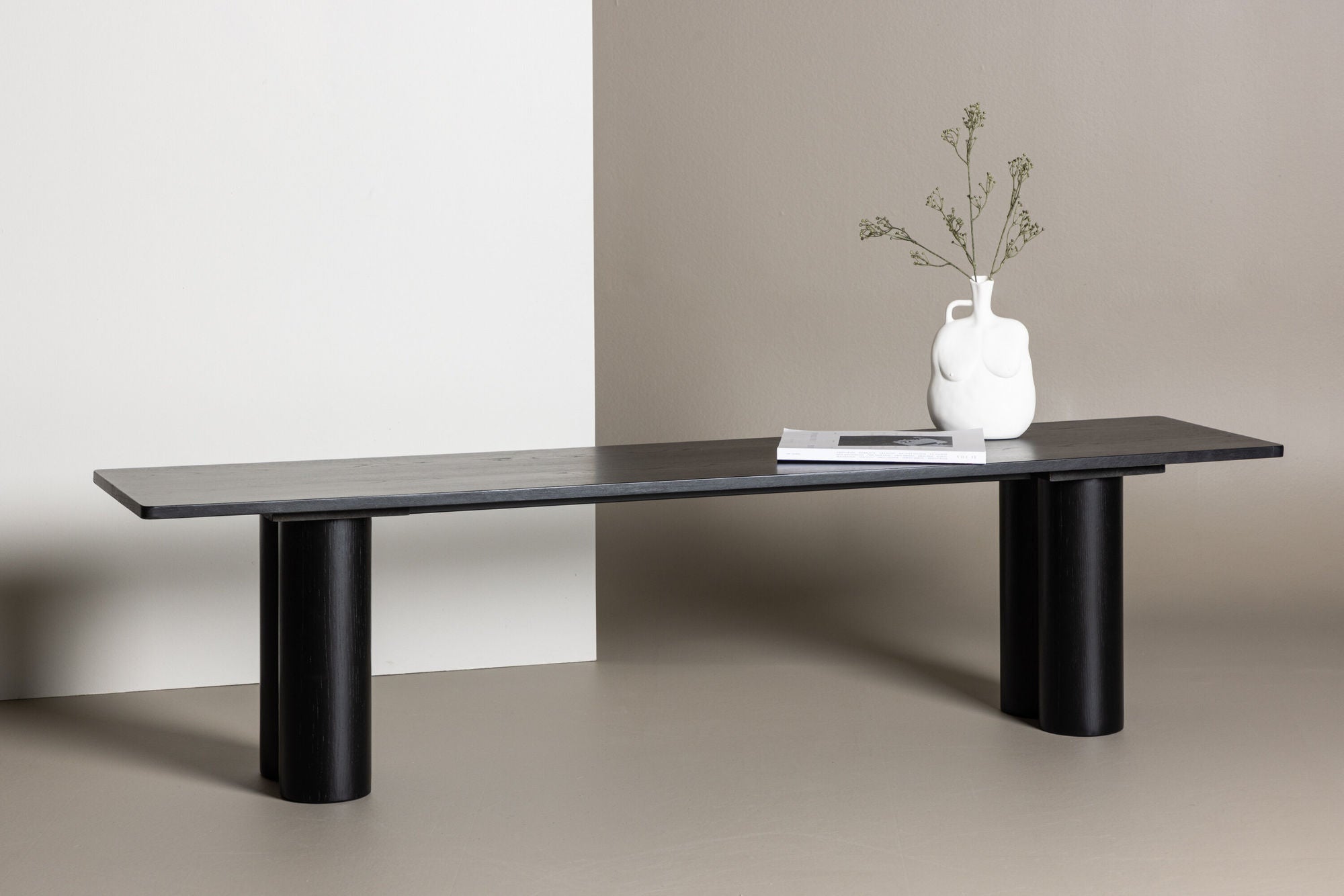 Venture Home Olivia Dining bænk 40x180x45 cm - Black /