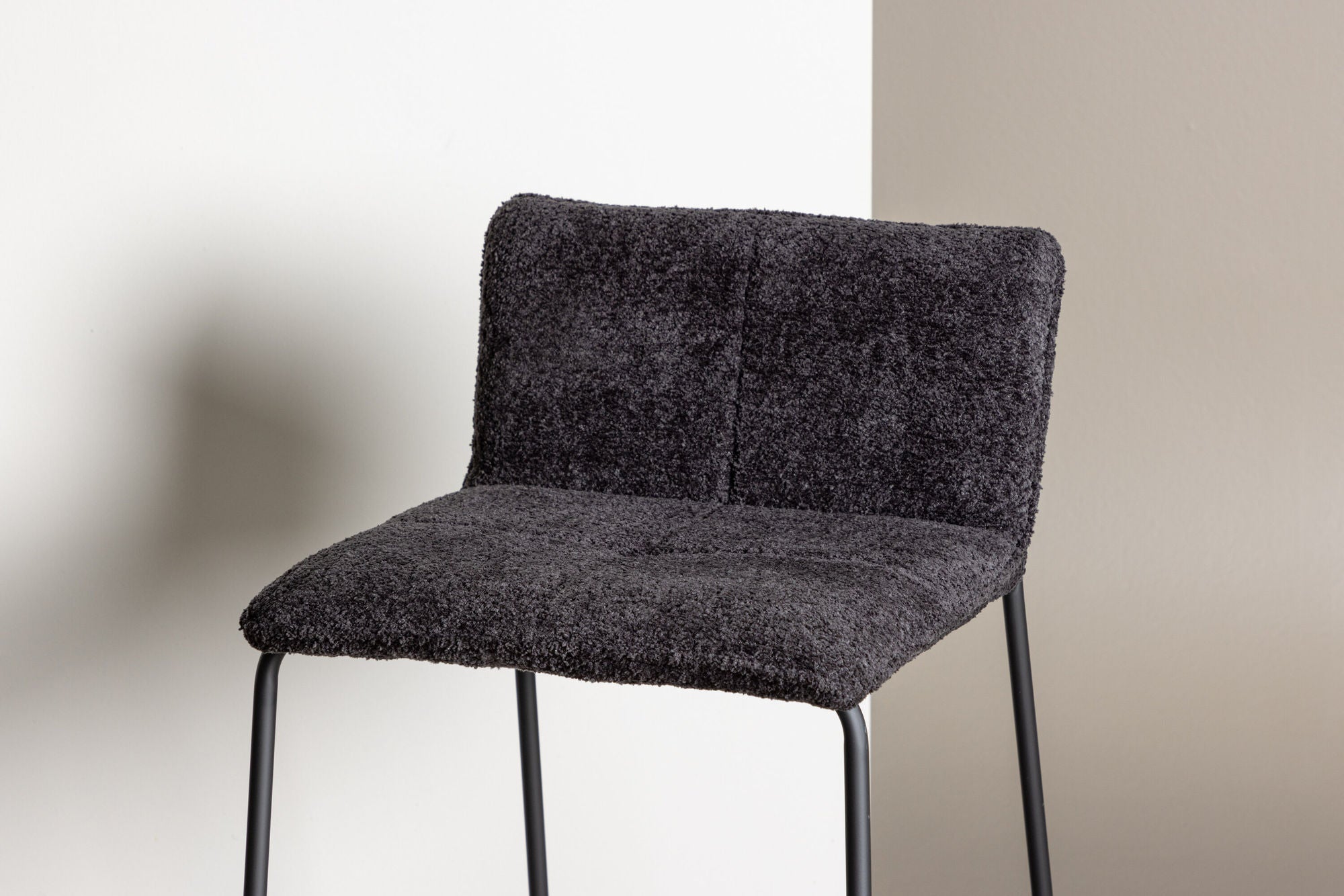Venture Home Bisbee Bar stol 2-pack - Black boucle /